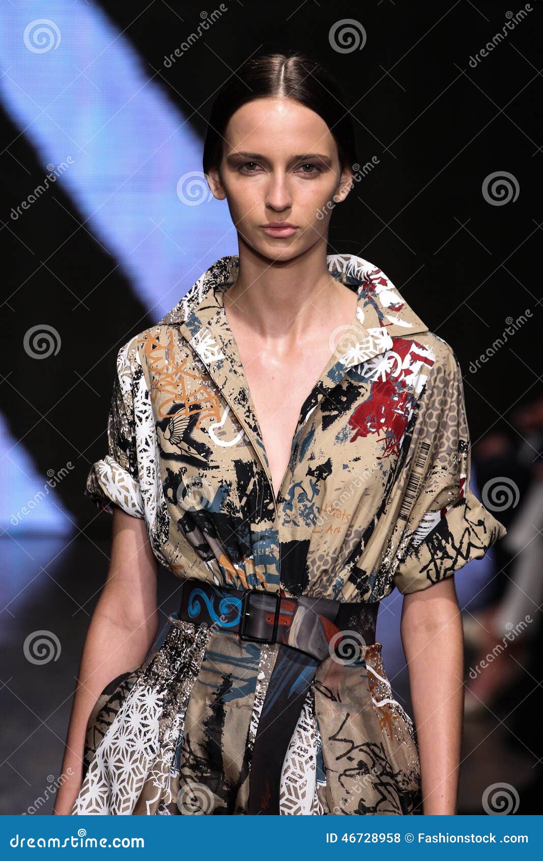 NEW YORK, NY - SEPTEMBER 08: Model Waleska Gorczevski Walks the Runway ...