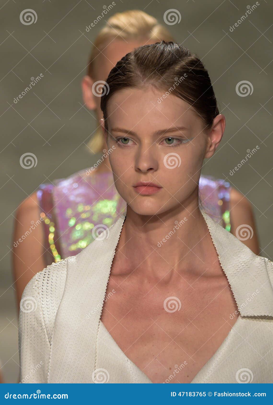 NEW YORK, NY - SEPTEMBER 06: Models Walk the Runway at the Son Jung Wan ...