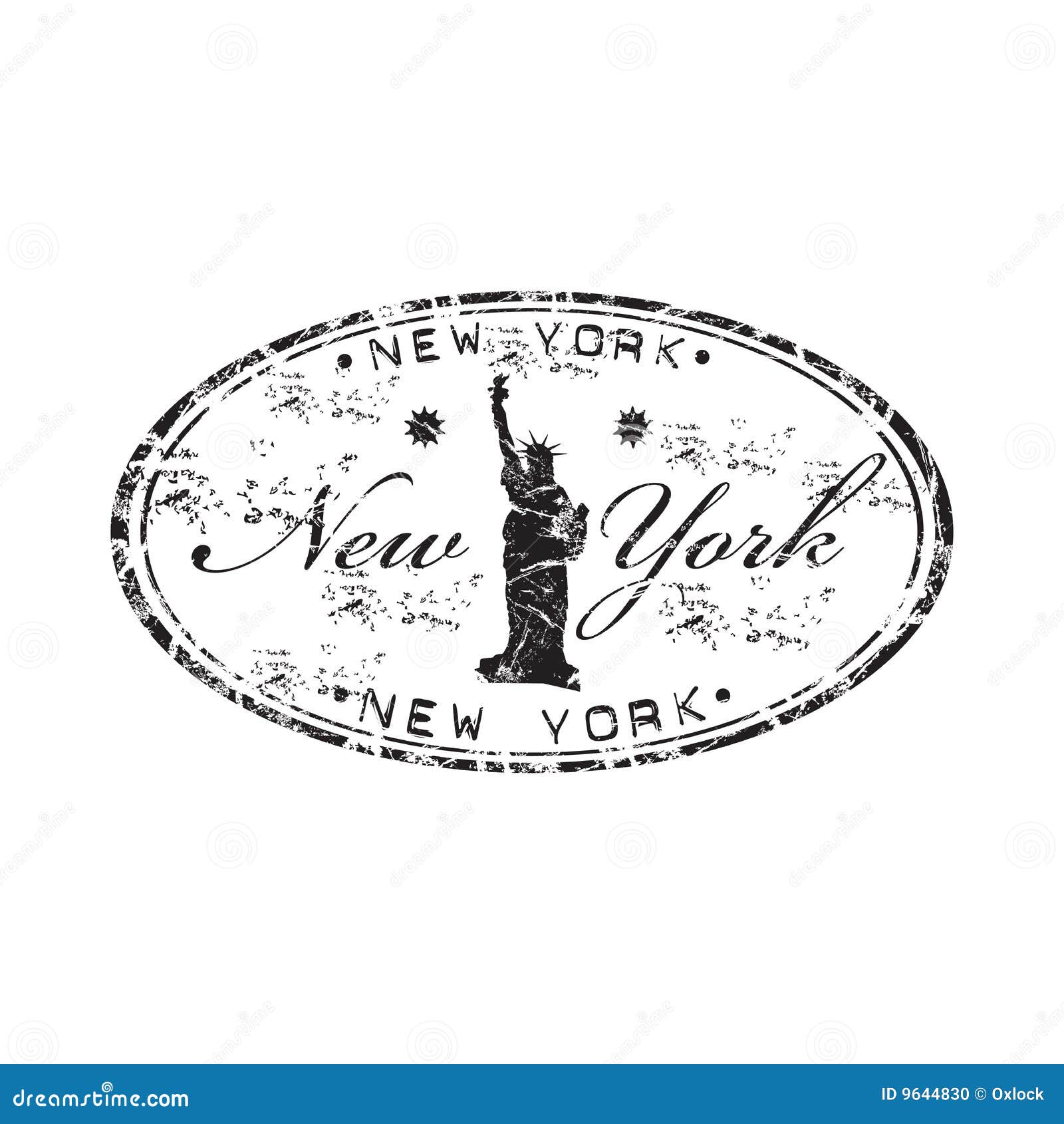 New York rubber stamp stock vector. Illustration of democracy 9644830