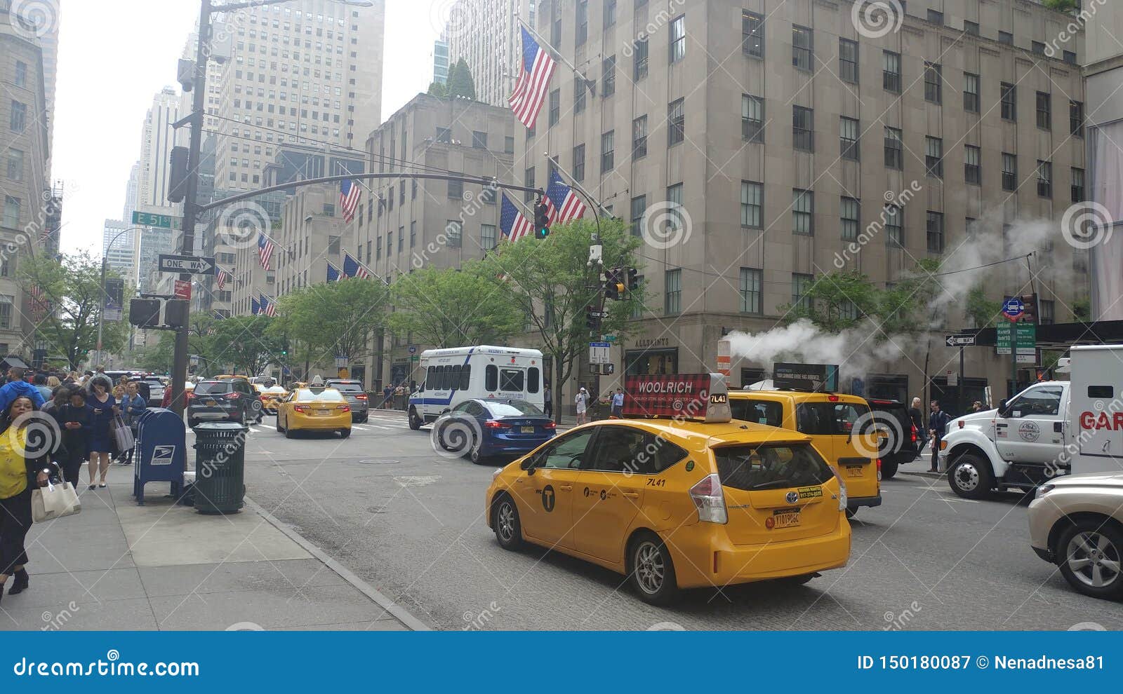 New York Rush Hour in Manhattan Editorial Photography Image of