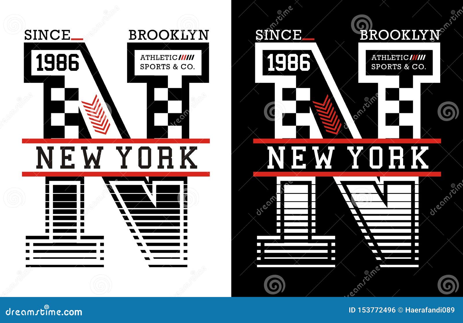 New York Typography Vintage, for T-shirt and Apparel, Emblem, Vectors ...