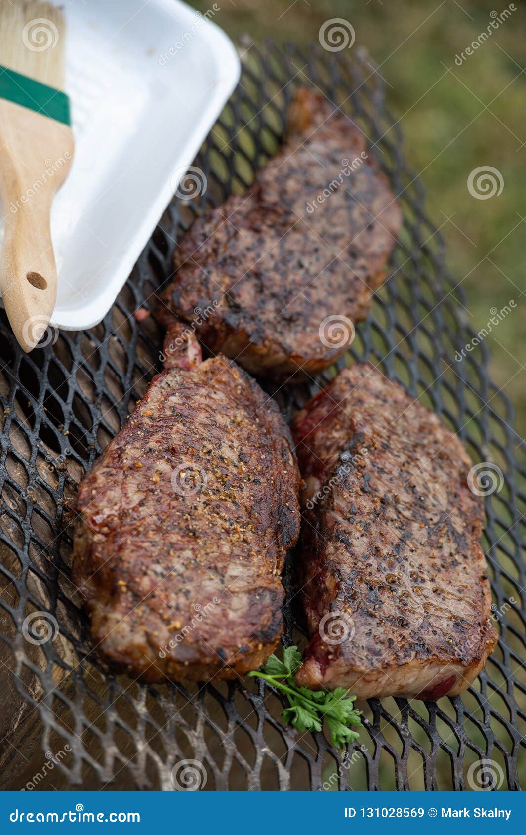 New York Strip Steak stock image. Image of seasoned - 131028569
