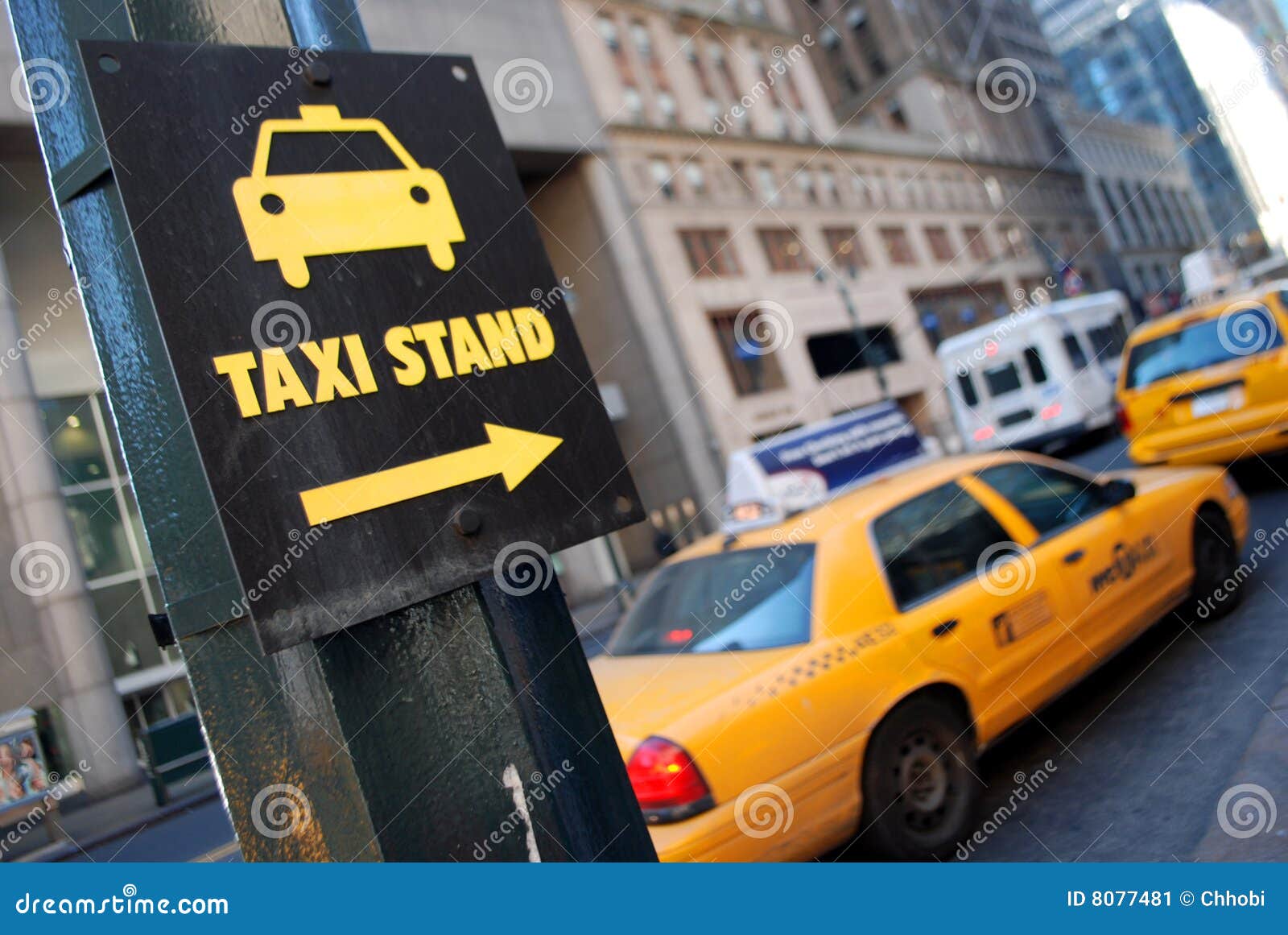 new york taxi stand