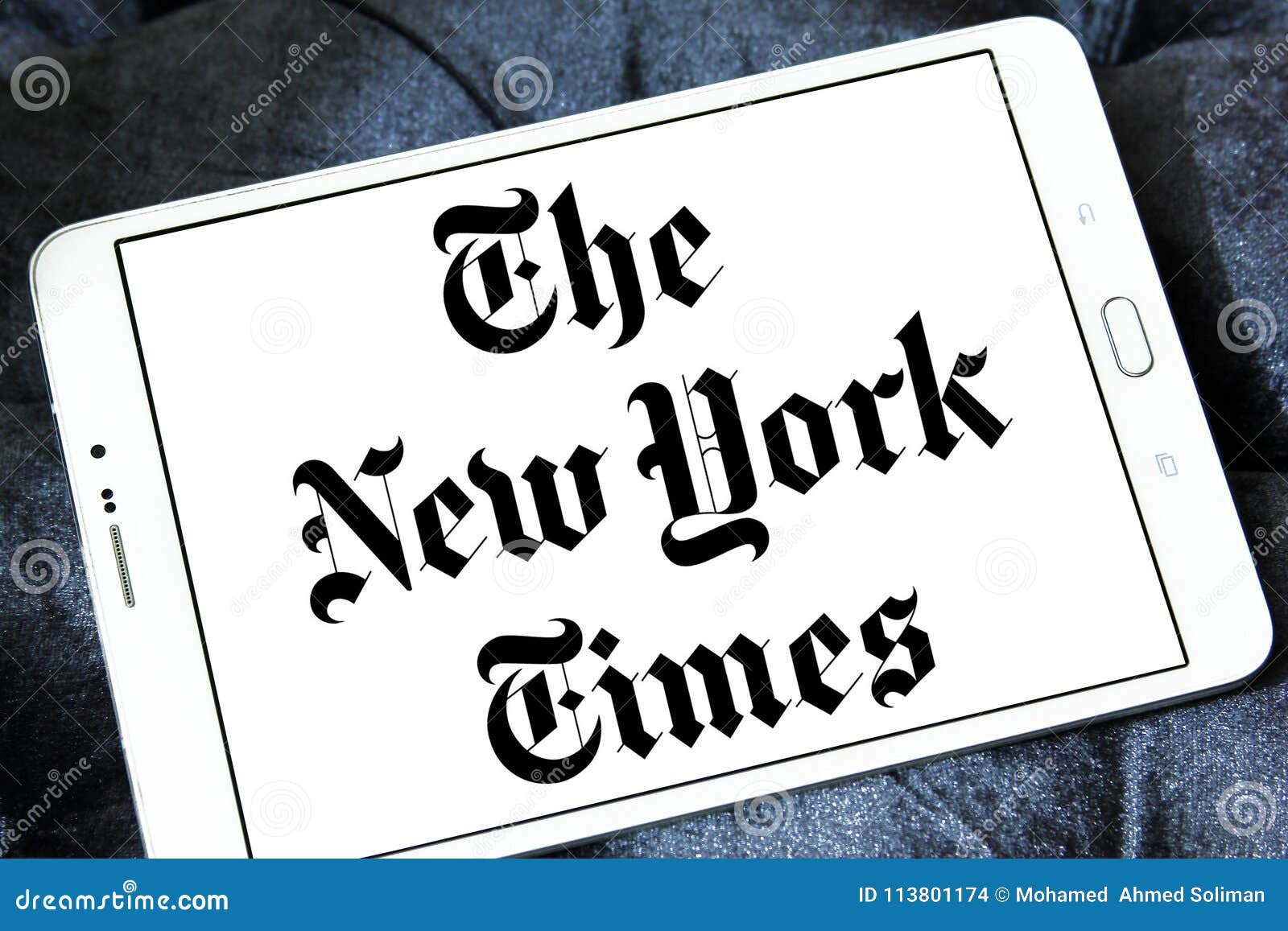 The New York Times Newspaper Logo Editorial Stock Image Image Of