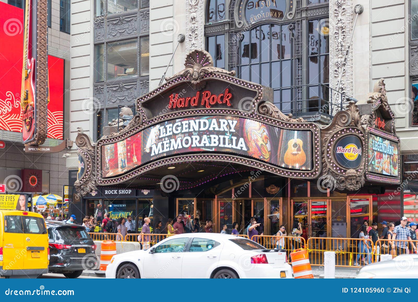 The Iconic Sign Of Hard Rock Cafe Restaurant Editorial Image Image Of Overseas Early