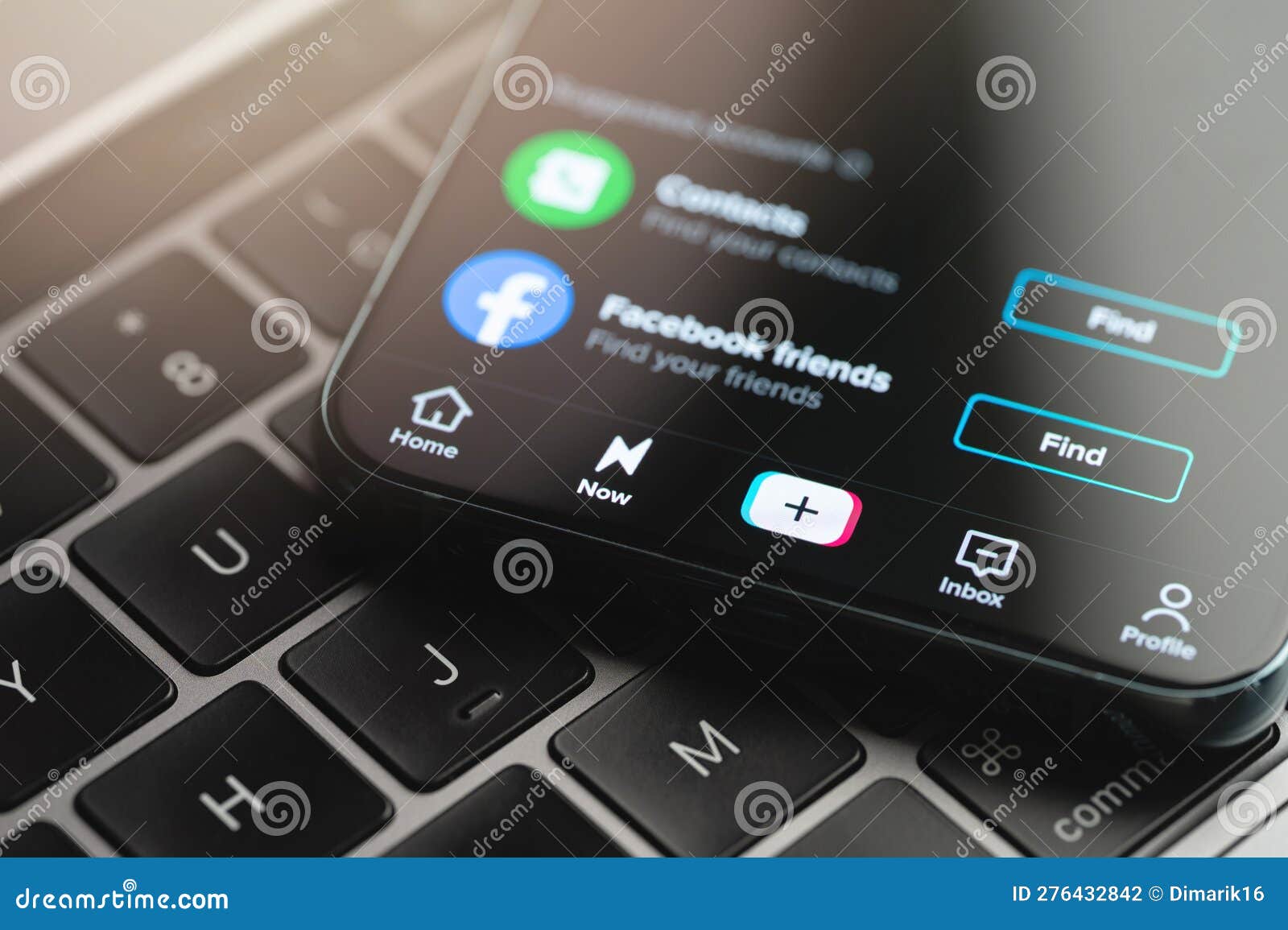 TikTok home menu editorial photography. Image of interface - 276432842