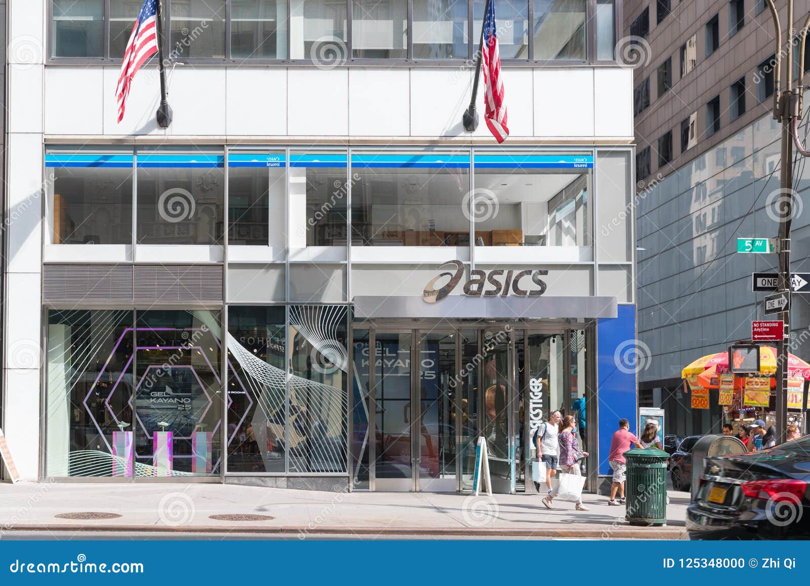 Asics Store In New York City. Editorial Image - Image of color, fashion:  125348000