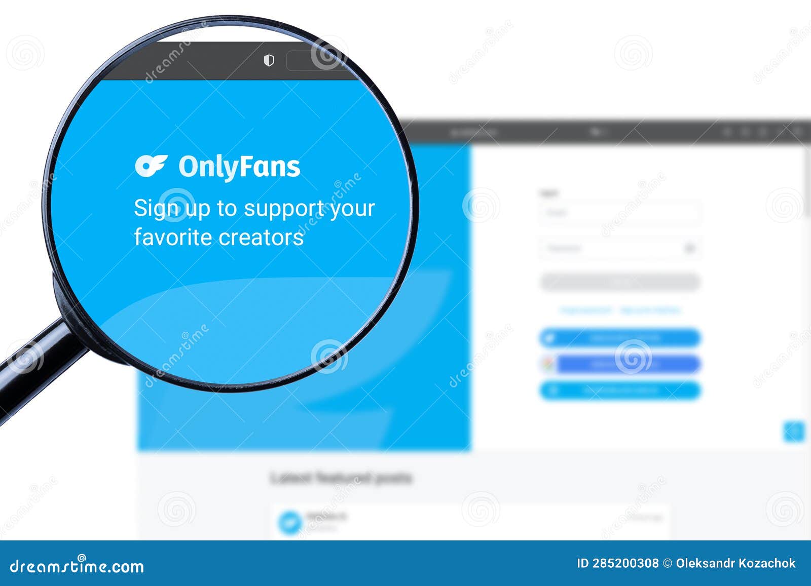 Onlyfans Website Stock Illustrations 4 Onlyfans Website Stock