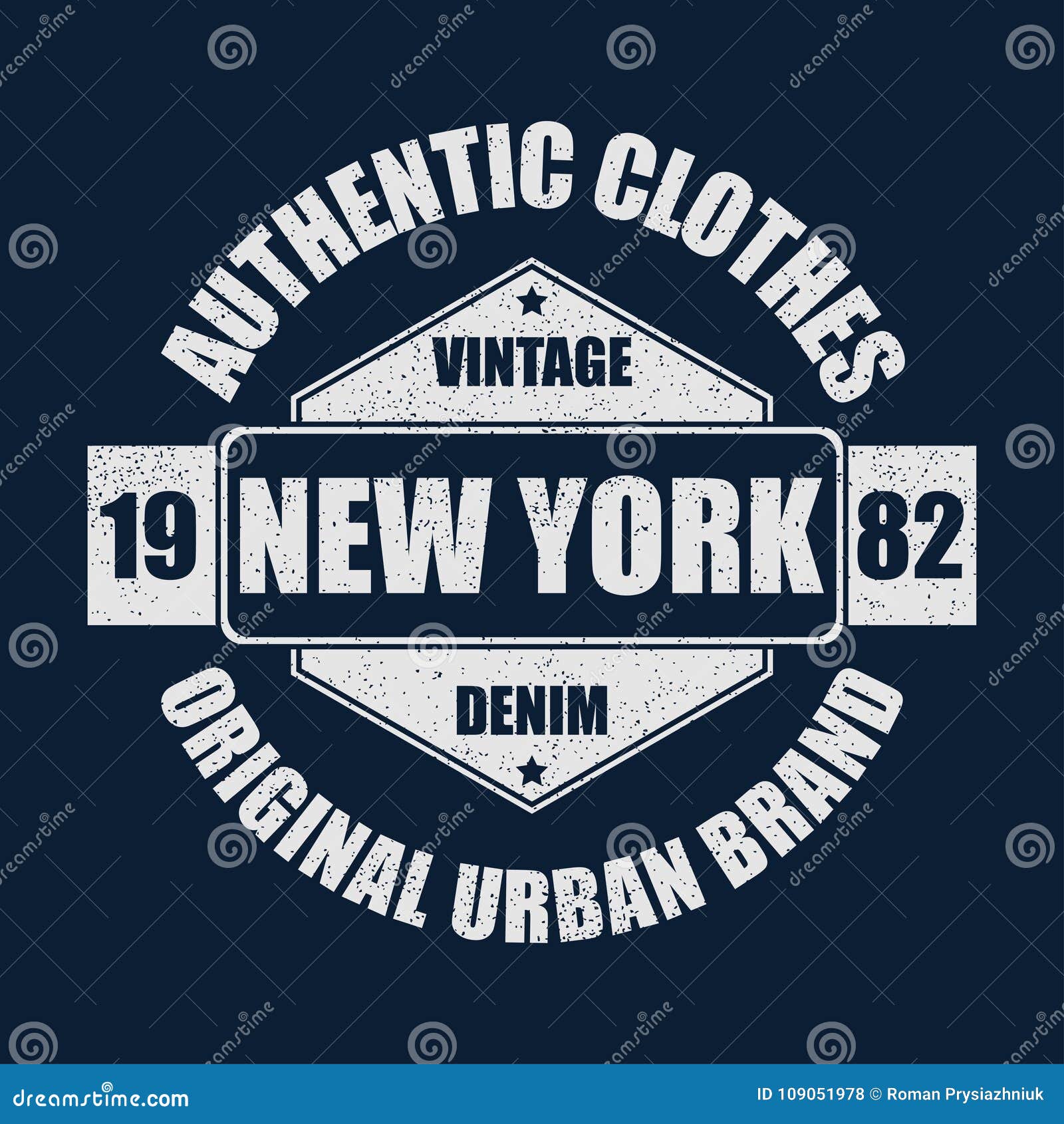 Authentic retro vintage T-Shirt design