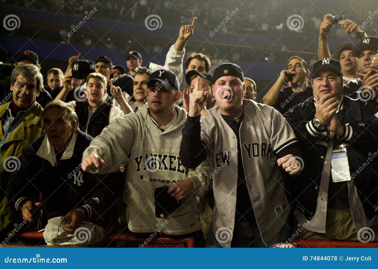 New York Yankee fans. editorial stock photo. Image of york - 74844078