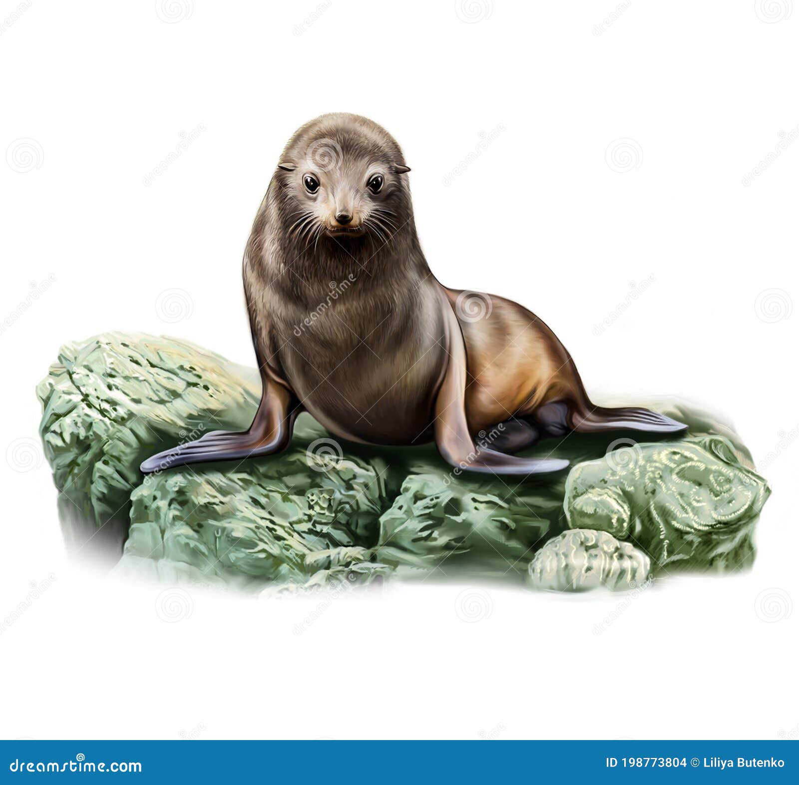 Seal Vector Isolated Underwater Animal Stock Illustration - Download Image  Now - Sea Lion, Swimming, Seal - Animal - iStock