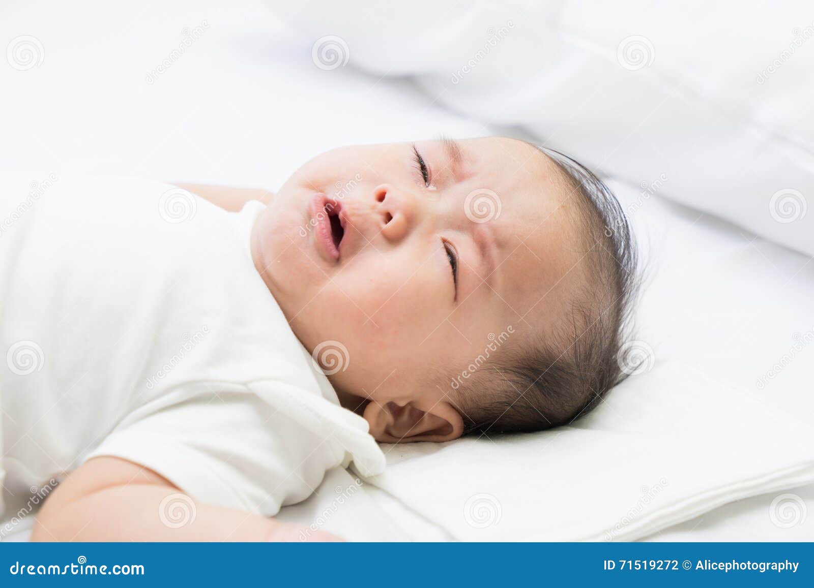 Background Of The Crying Asian Baby Stock Photos, Pictures 