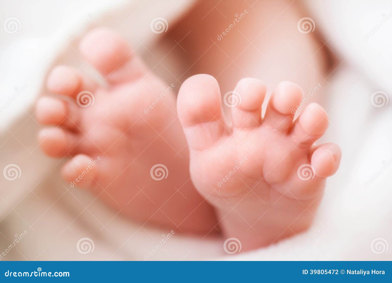 Newborn baby feet stock photo. Image of closeup, adorable 39805472