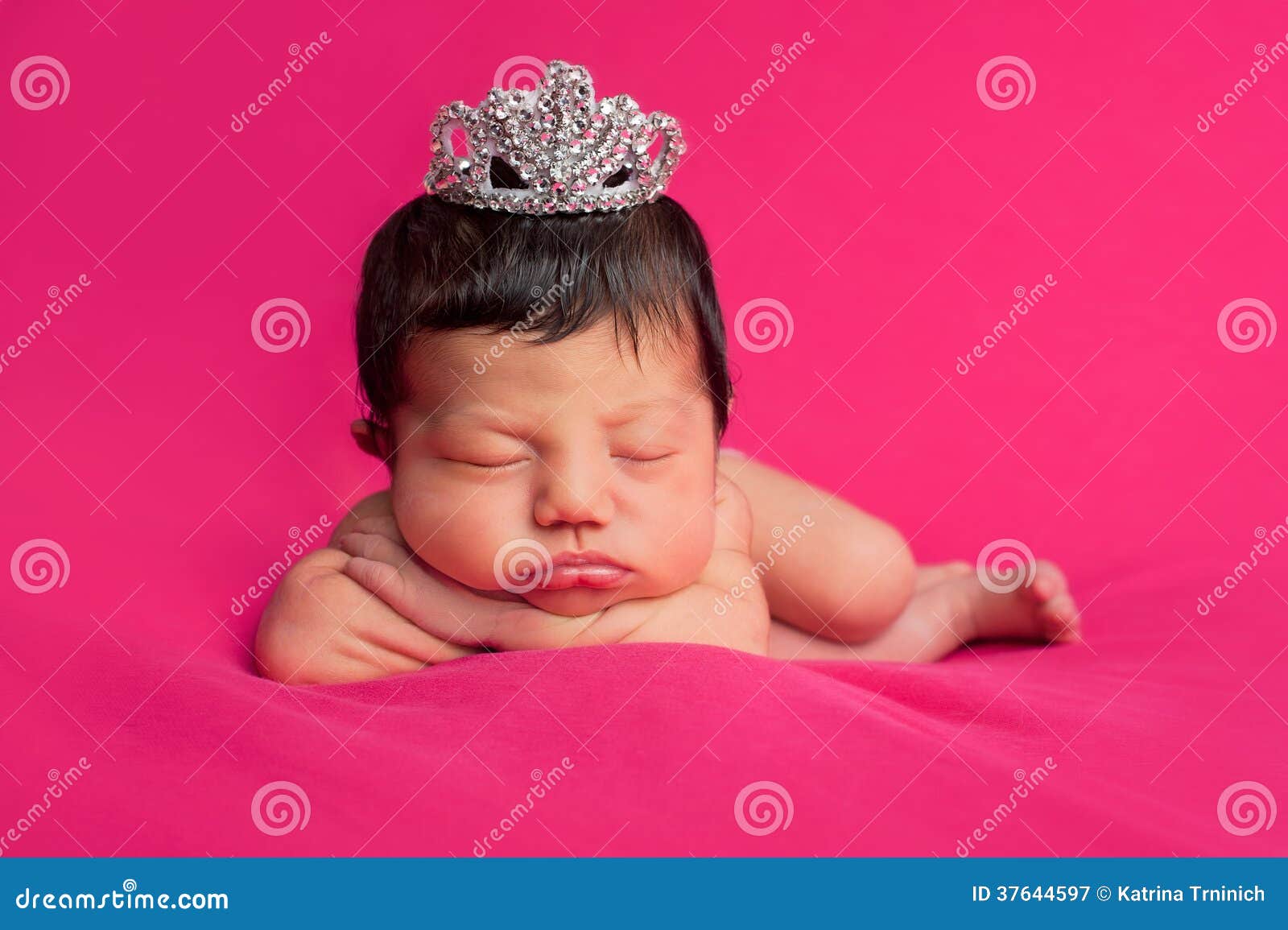 Retro Neugeborenes Baby Mini Tiara Krone Foto Requisit Vollkreis rund T1823 
