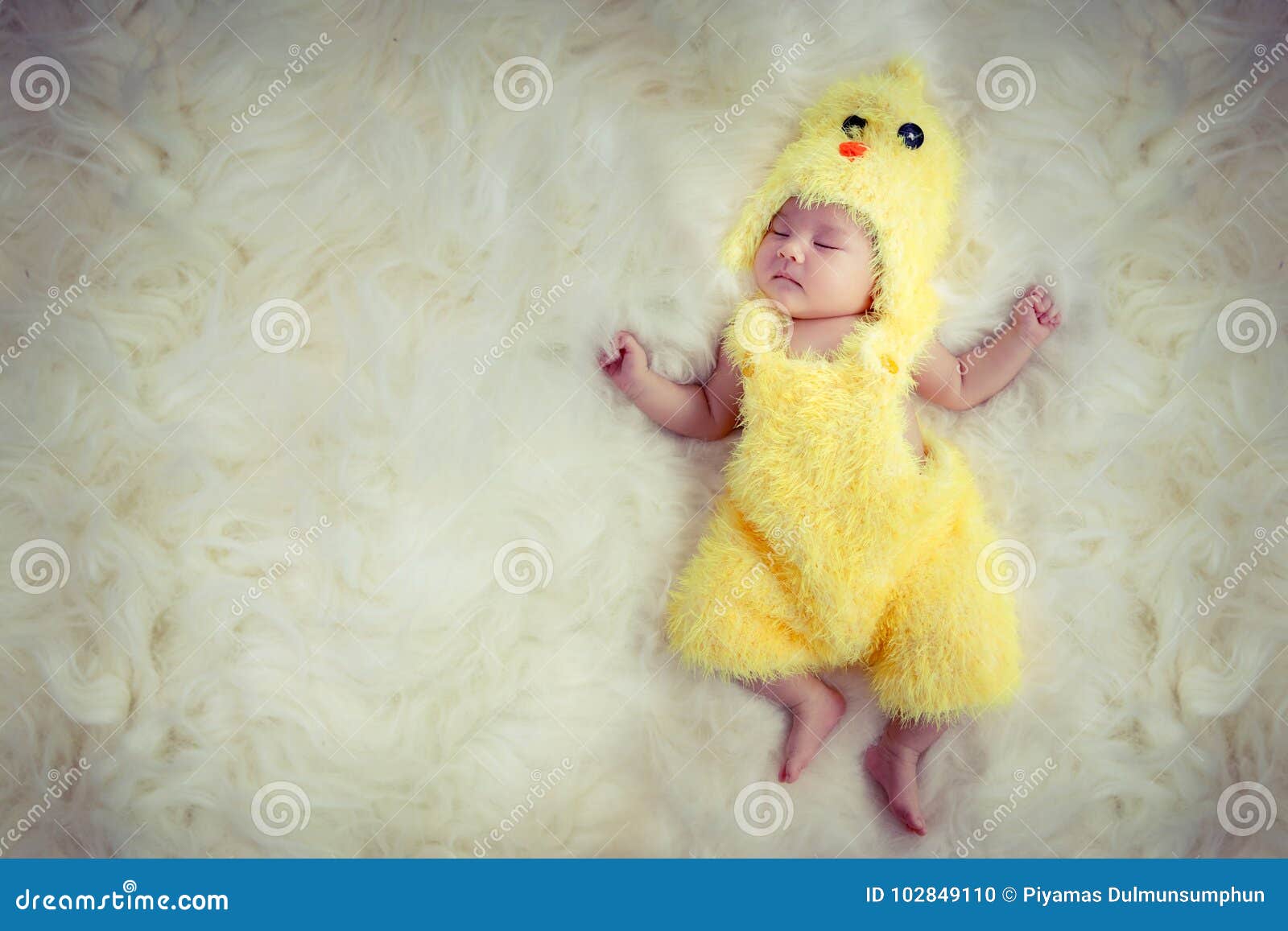 newborn yellow dress