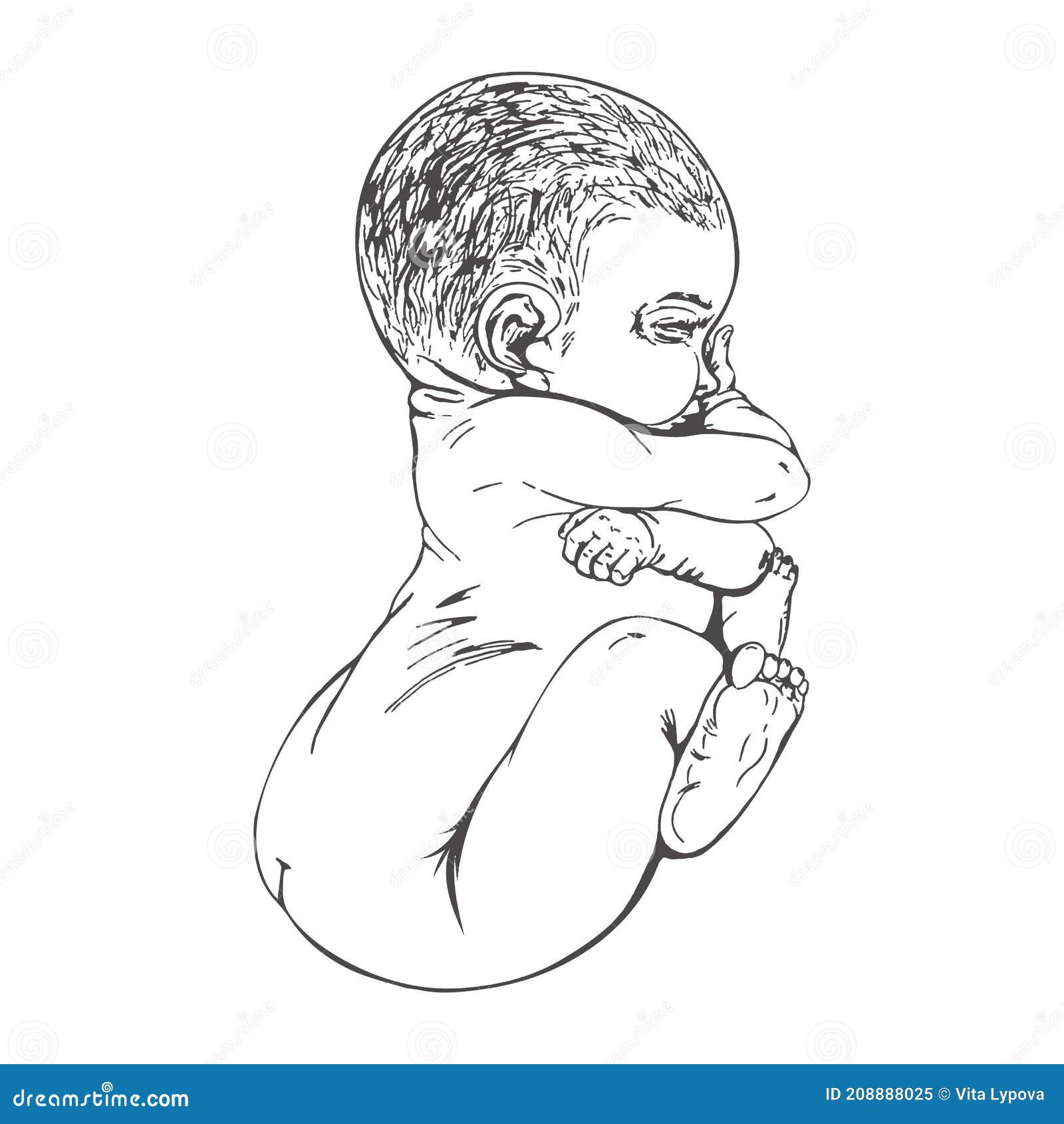 Newborn Baby Drawing Image - Drawing Skill