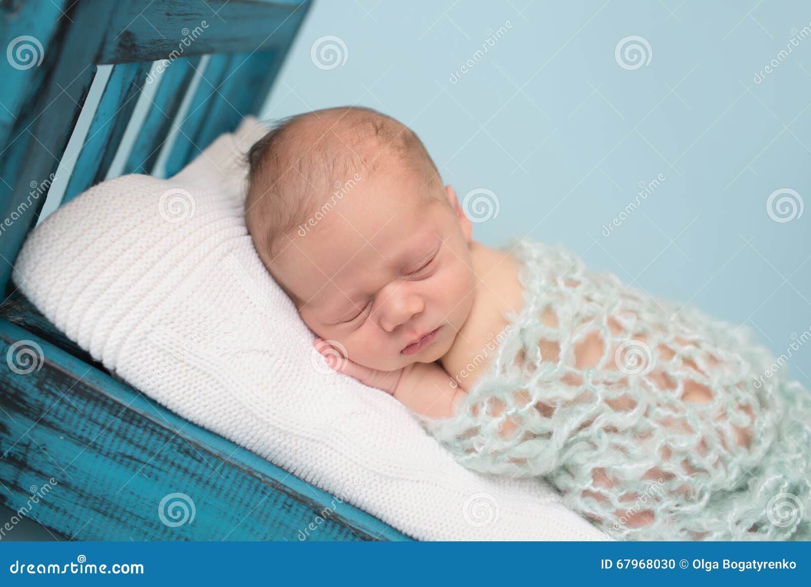 Newborn Baby Sleeping on Bed Stock Photo Image of parenting, tummy