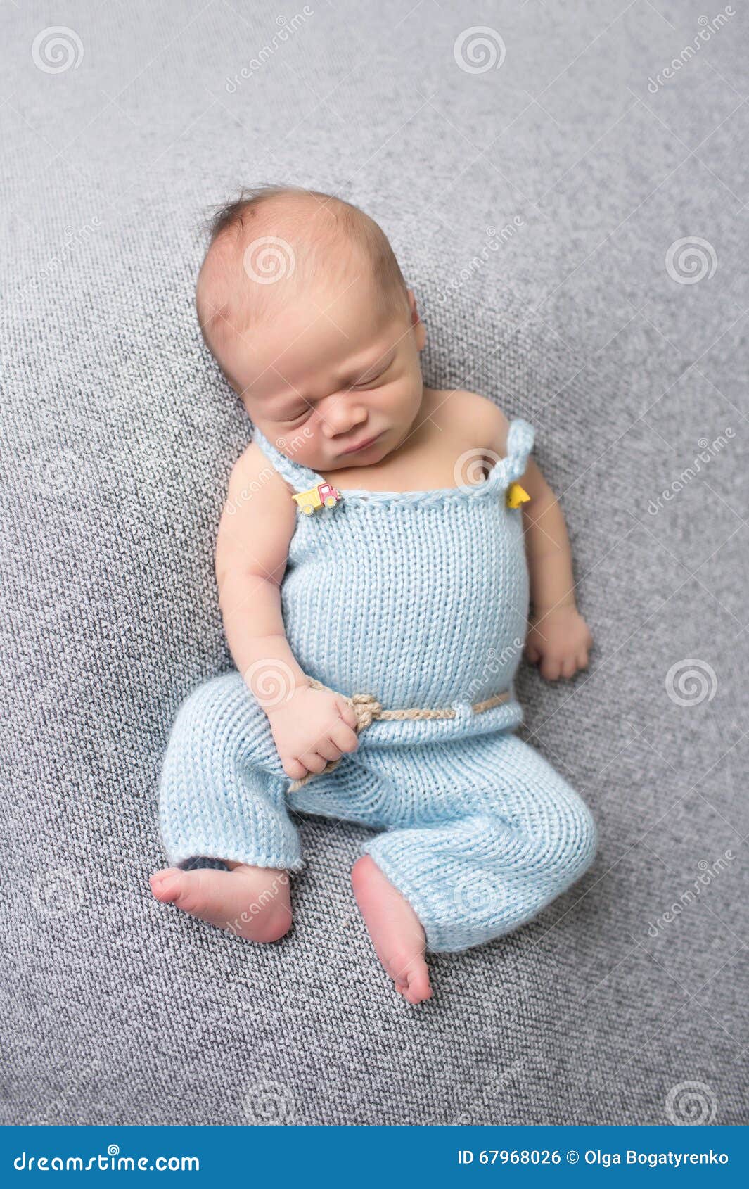 Newborn Baby Sleeping on Blanket Stock Photo Image of comfortable, infant 67968026
