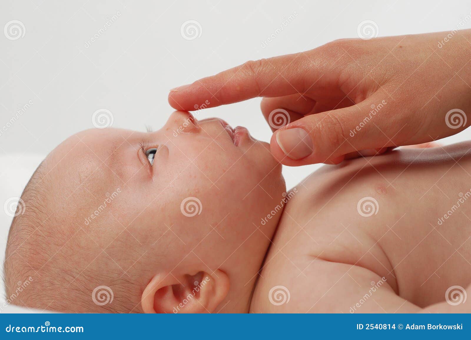 Newborn child massage stock photo. Image of childhood 2540814