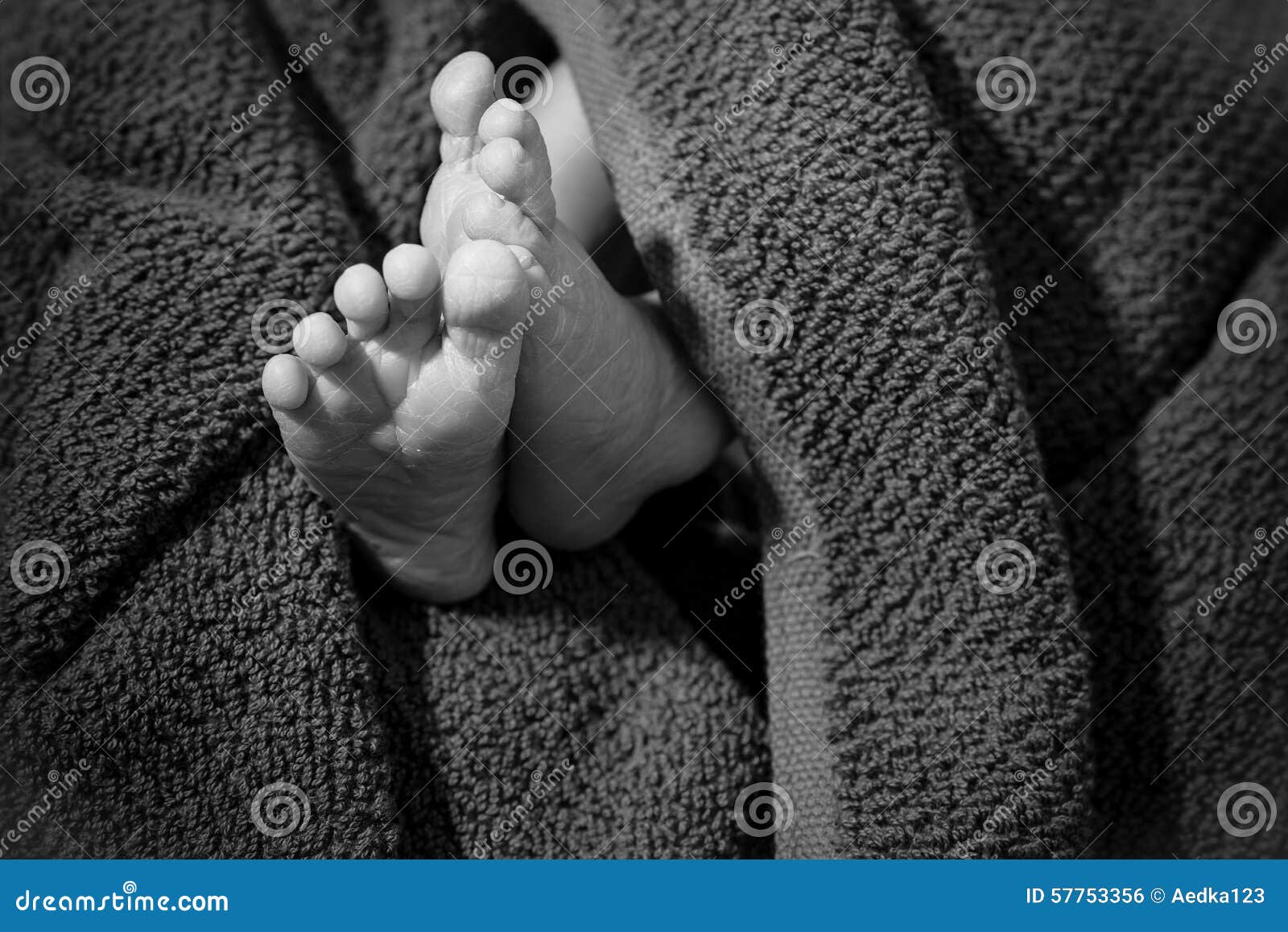 Newborn feet stock photo. Image of birth, body, little 57753356