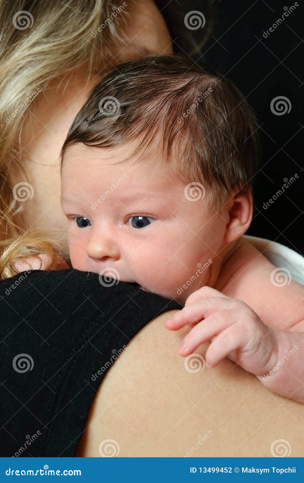 The Newborn Girl Age 10 Days Stock Photo Image Of Girl Young