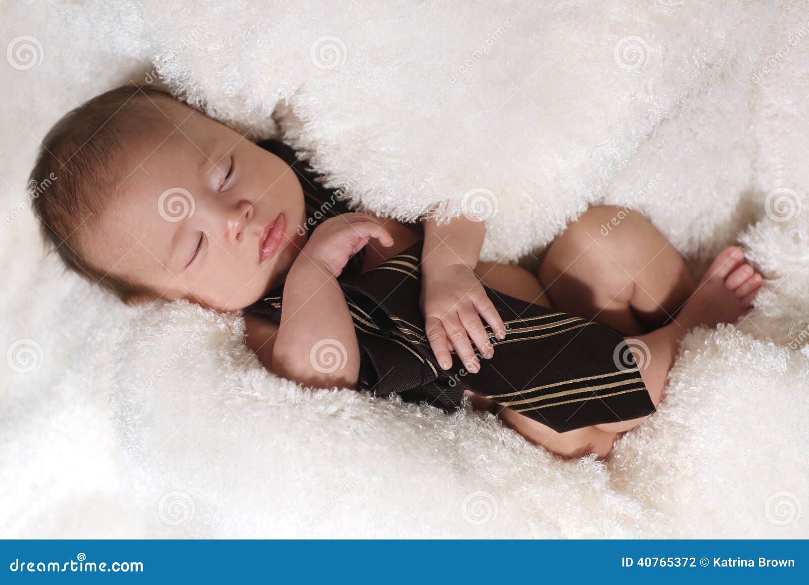 Newborn Infant Boy Sleeping on a Cute Set Stock Photo Image of chubby