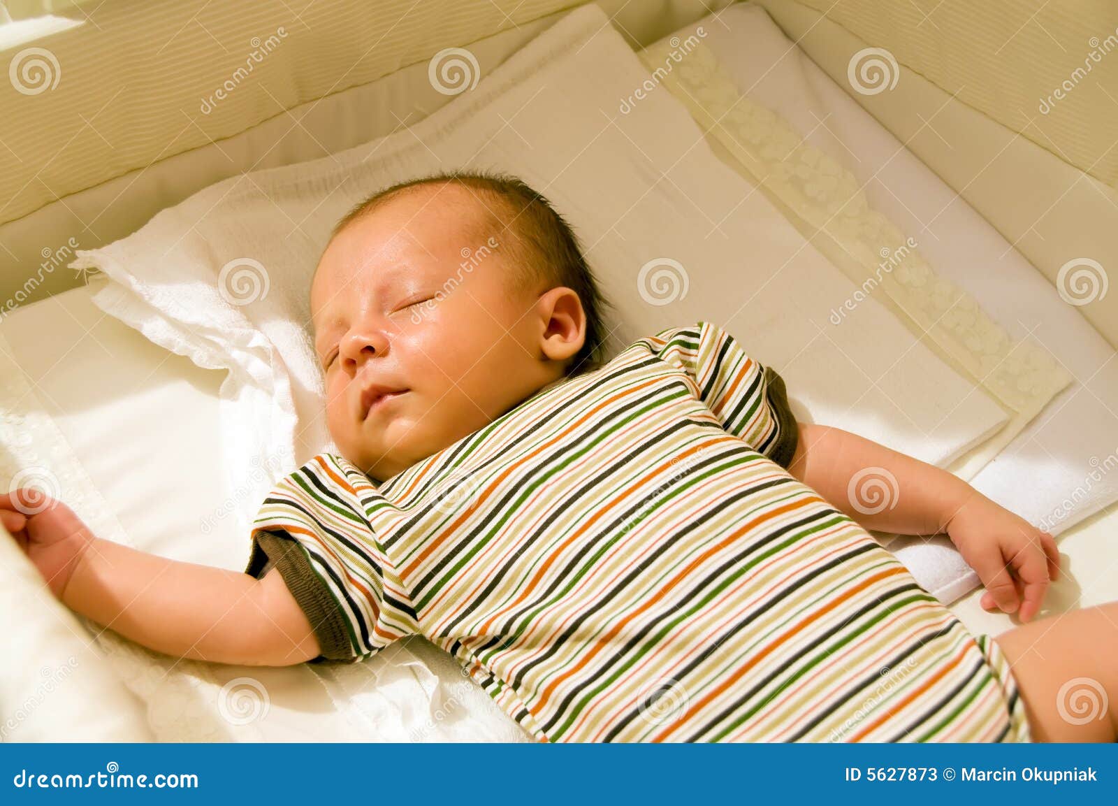 Newborn sleeping stock image. Image of beauty, birth, care 5627873