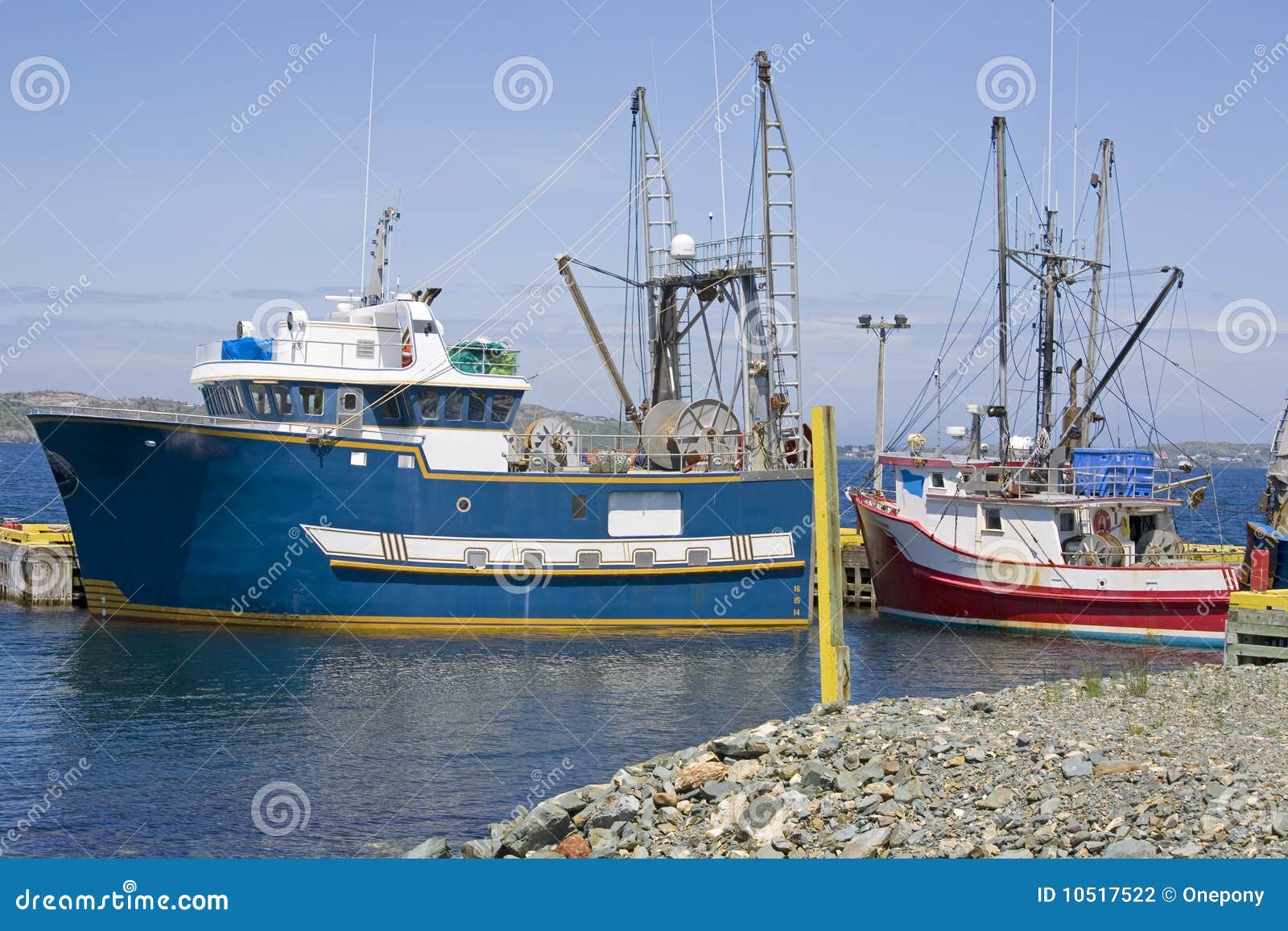 Newfoundland Fishing Boats stock photo. Image of cupids ...