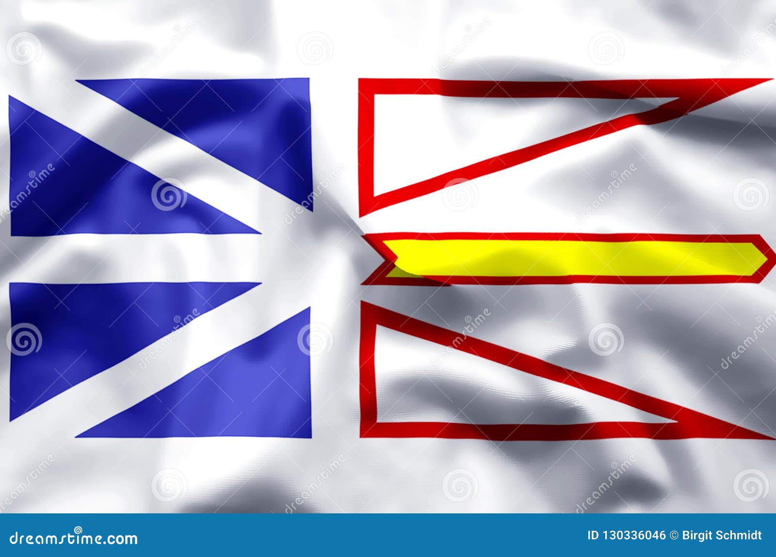 Download Newfoundland And Labrador Colorful Waving And Closeup Flag ...