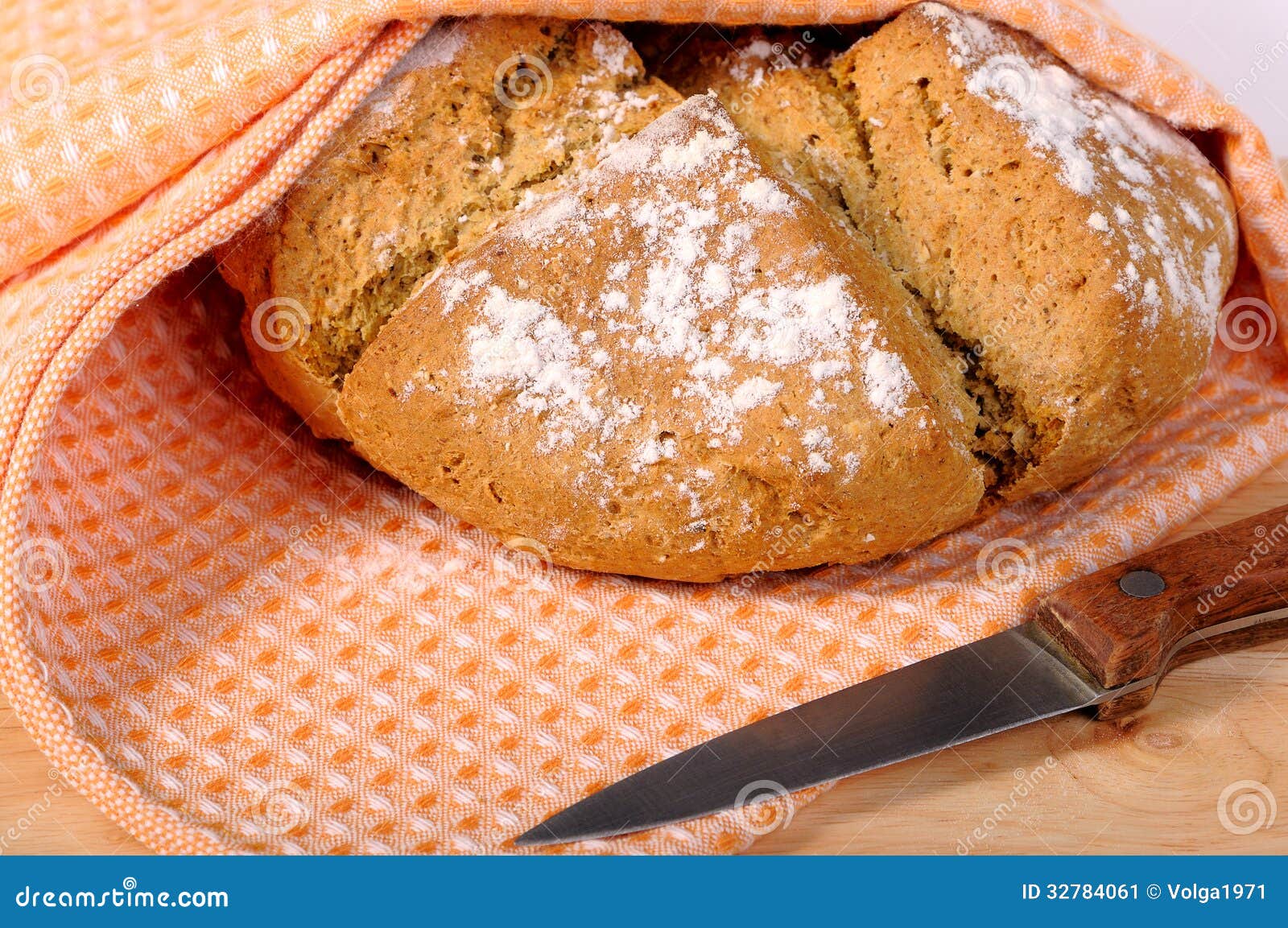 Newlybaked bread stock image. Image of bread, closeup 32784061