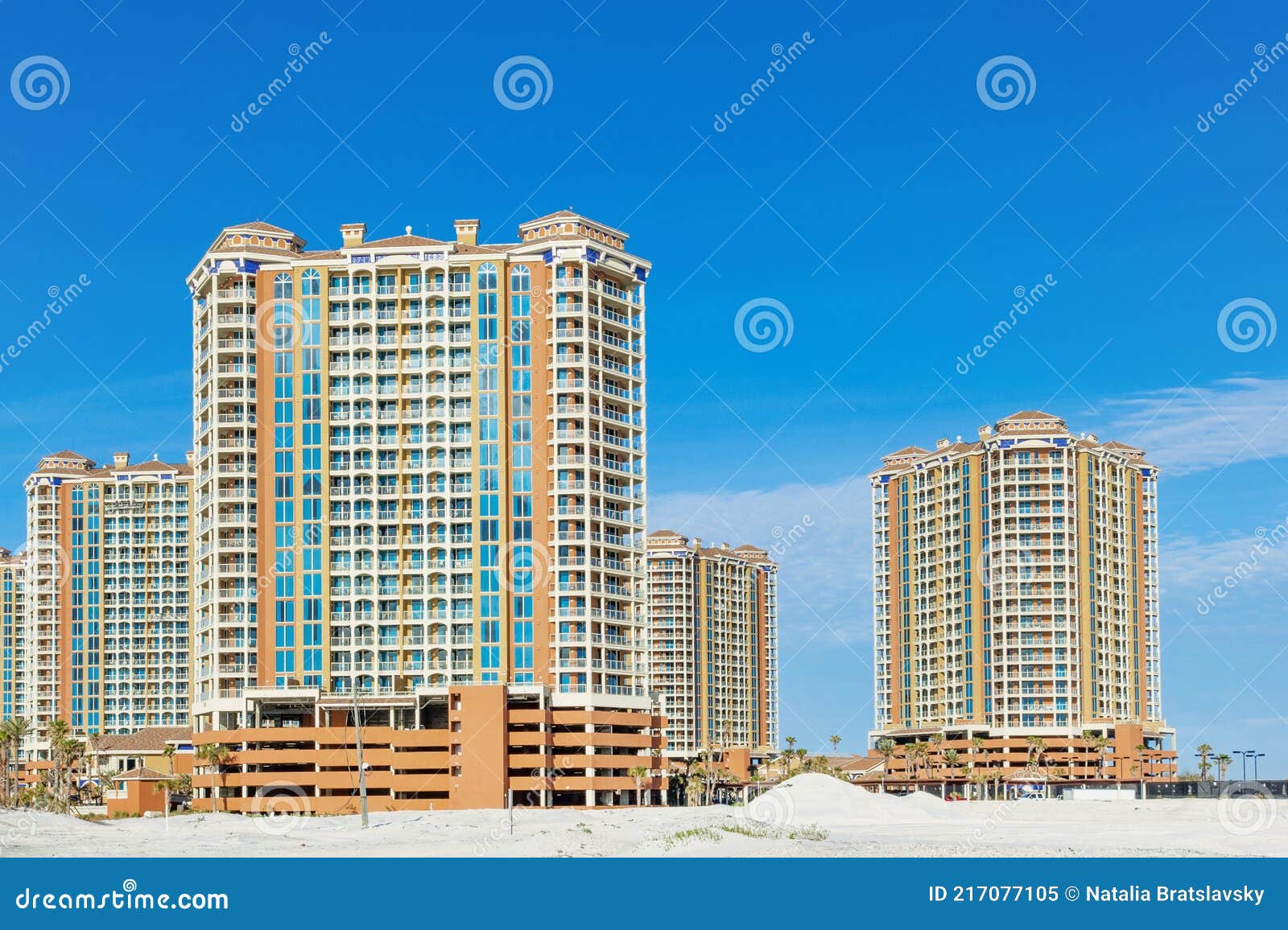 newly constructed beachfront condos