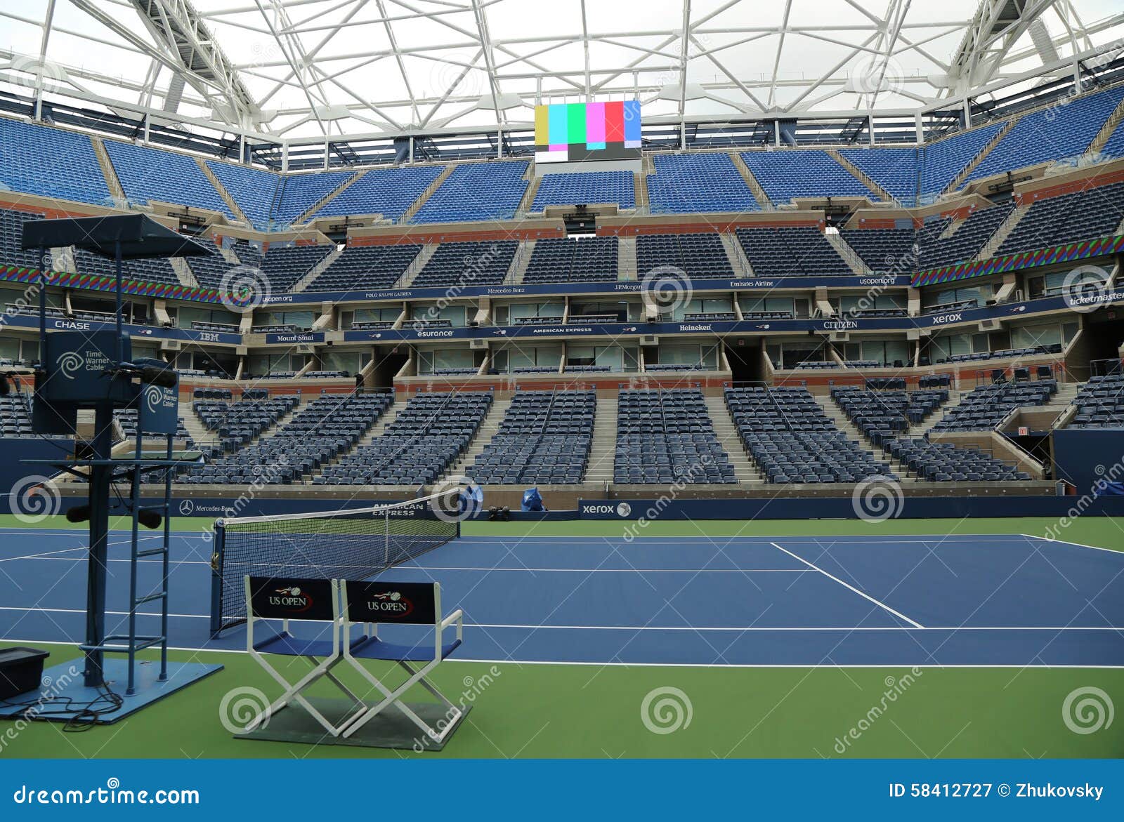 Ashe Stadium - US Open Tennis Foto de Stock Editorial - Imagem de povos,  arena: 157303493