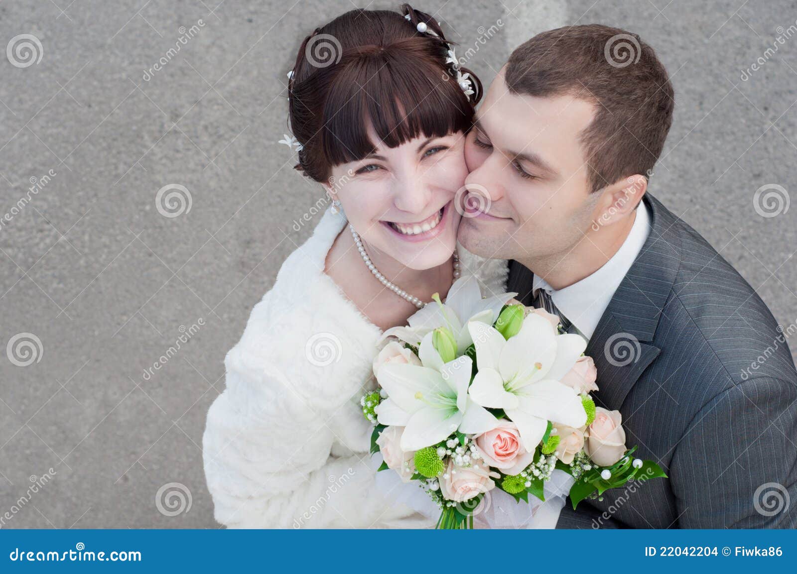 Sexy Newly Married Couple Stock Photos