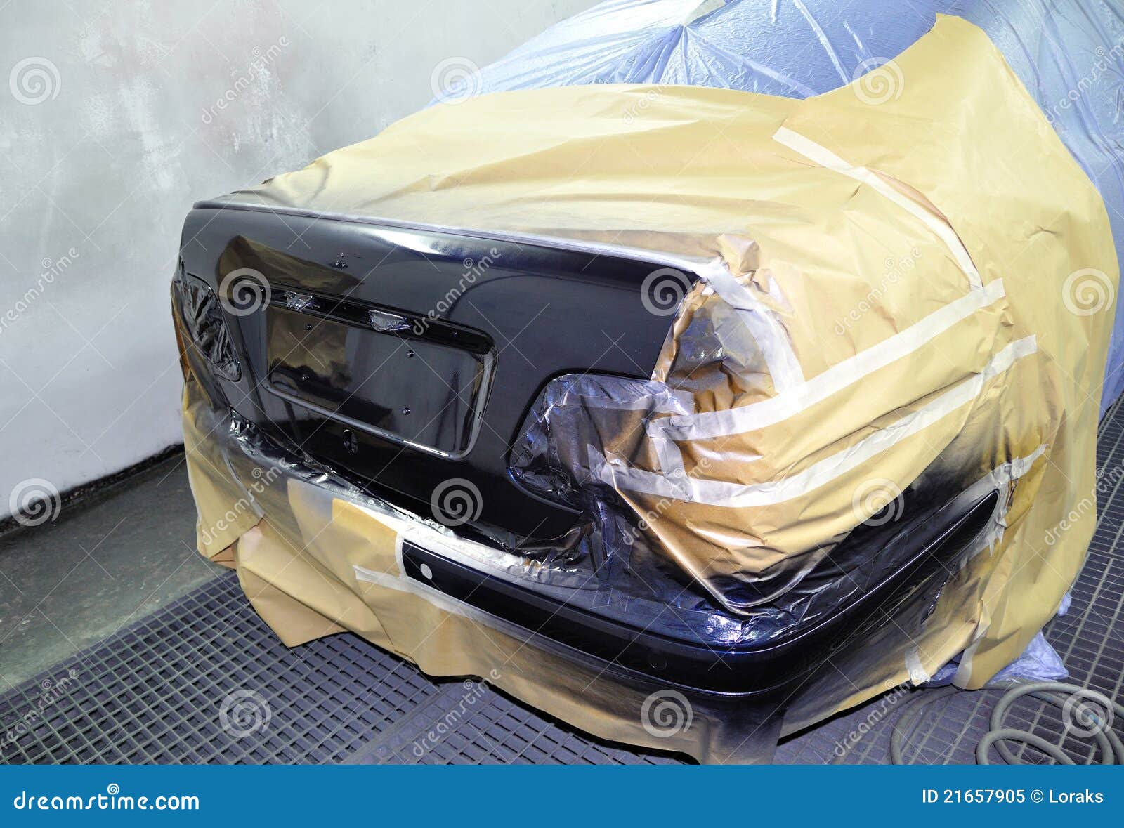 Newly painted car. stock image. Image of vehicle, paper 21657905