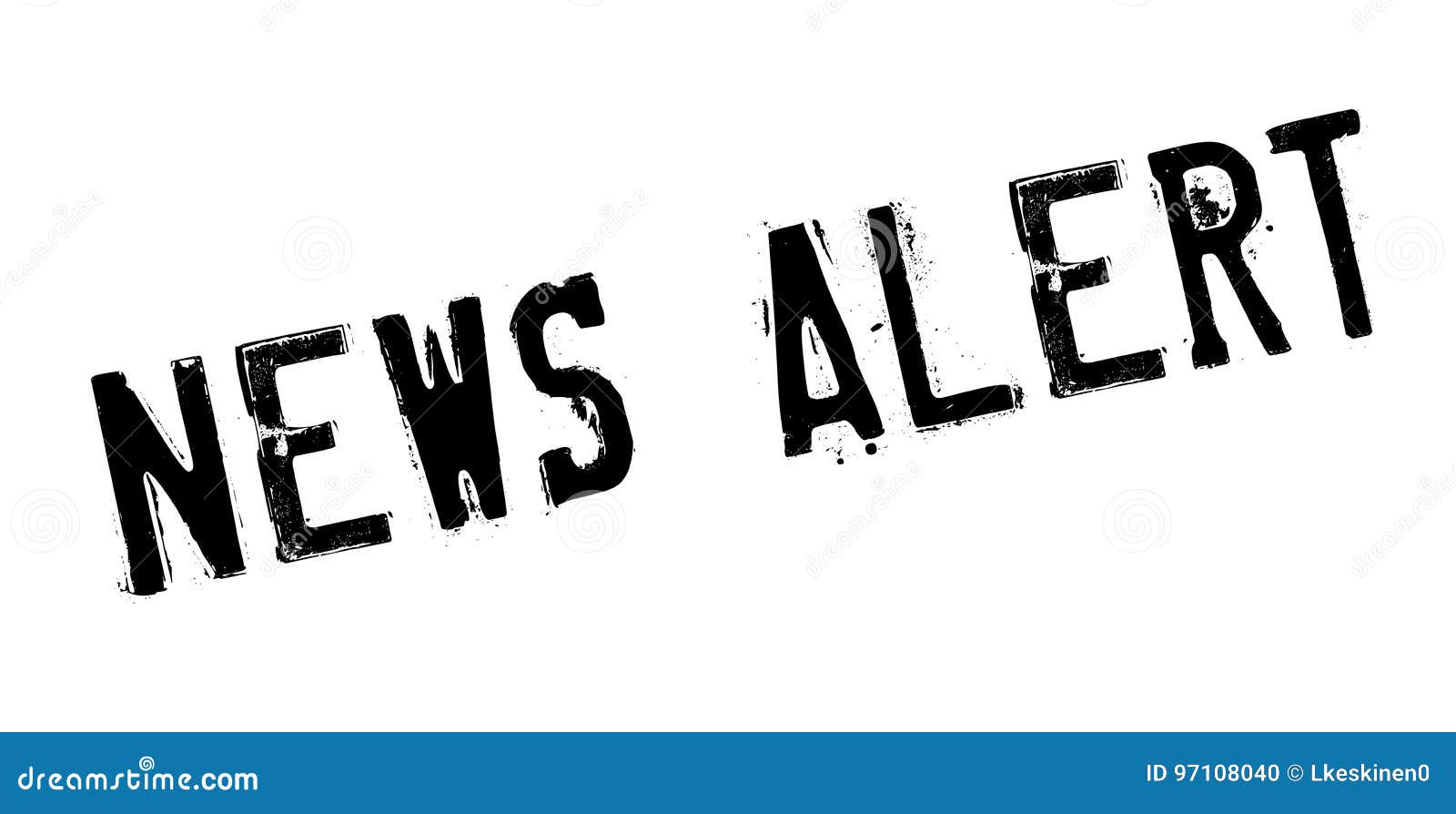 News Alert rubber stamp stock vector. Illustration of isolated 97108040