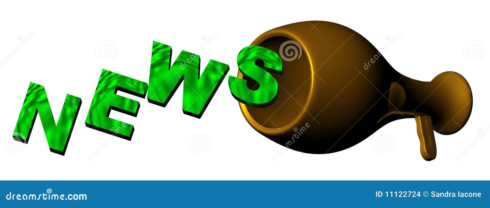 News announcement stock illustration. Illustration of message 11122724