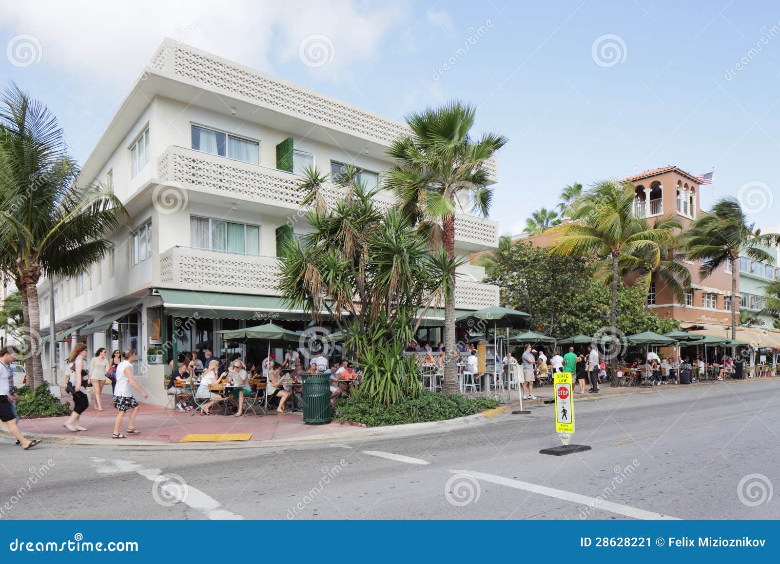  News Cafe  Miami Beach editorial photo Image of condo 