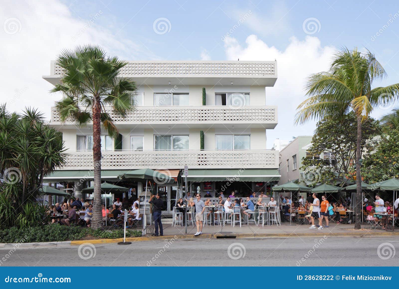  News Cafe  Miami Beach editorial photography Image of 