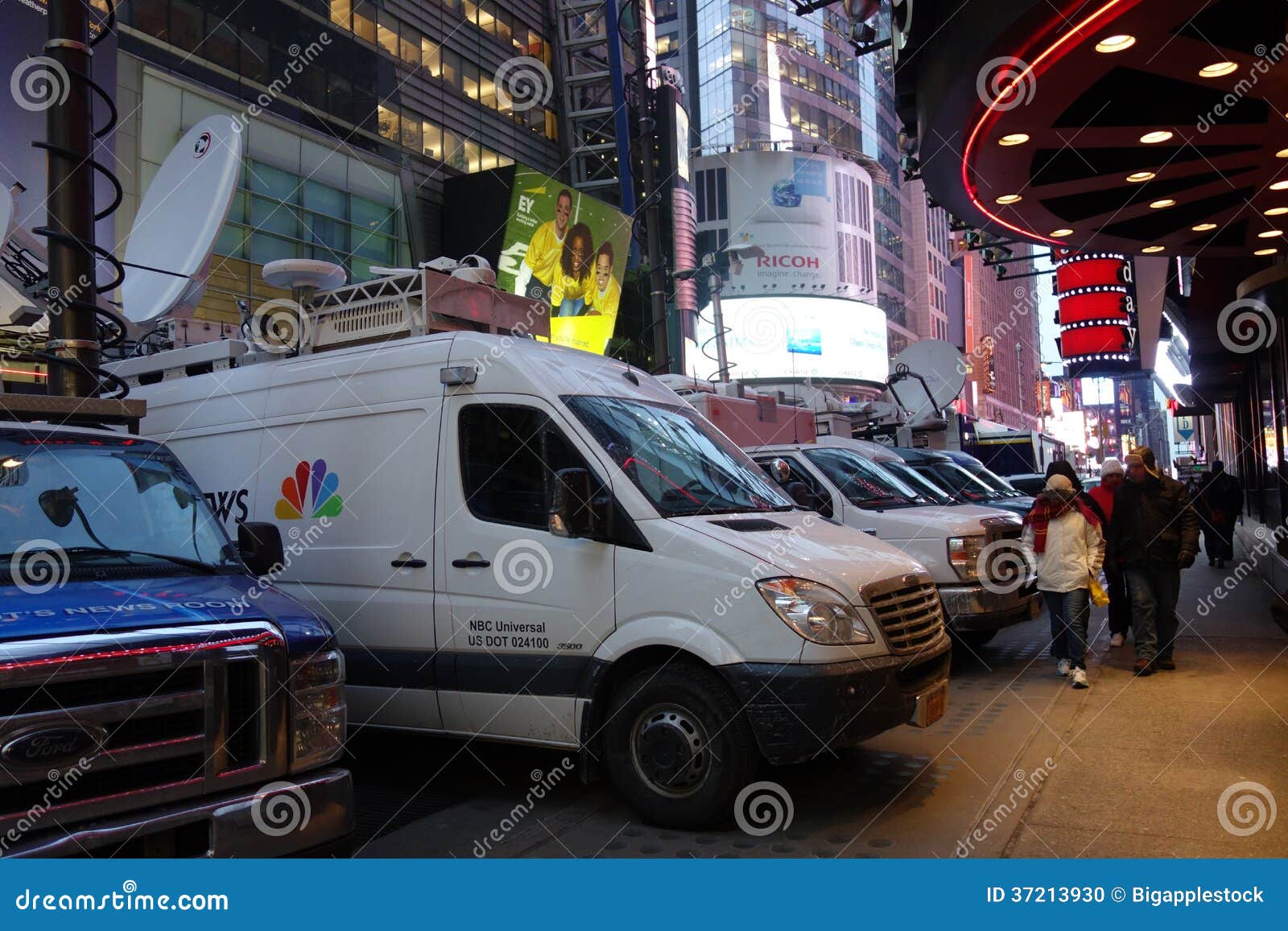 News Vans editorial image. Image of 