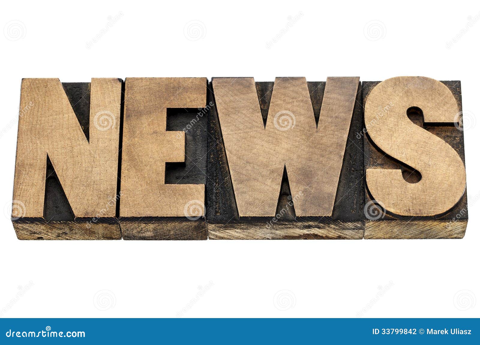 News word in wood type stock photo. Image of text, typography - 33799842