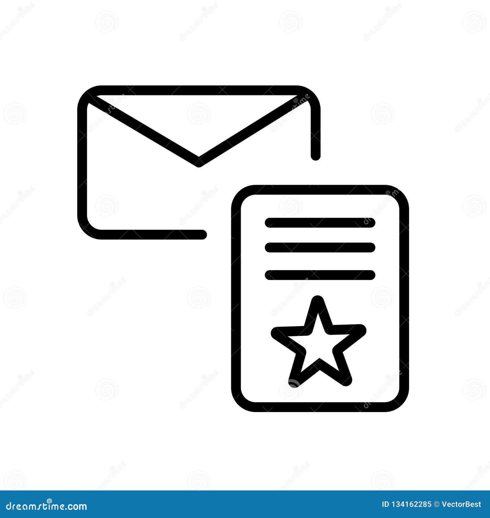 Newsletter Icon Vector Sign And Symbol Isolated On White Background Stock Vector Illustration Of Symbol Envelope Newsletter Icon Vector Sign And Symbol Isolated On White Background Stock Vector Illustration Of Symbol Envelope