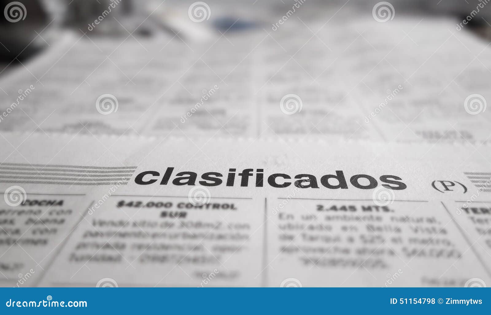 newspaper classified section