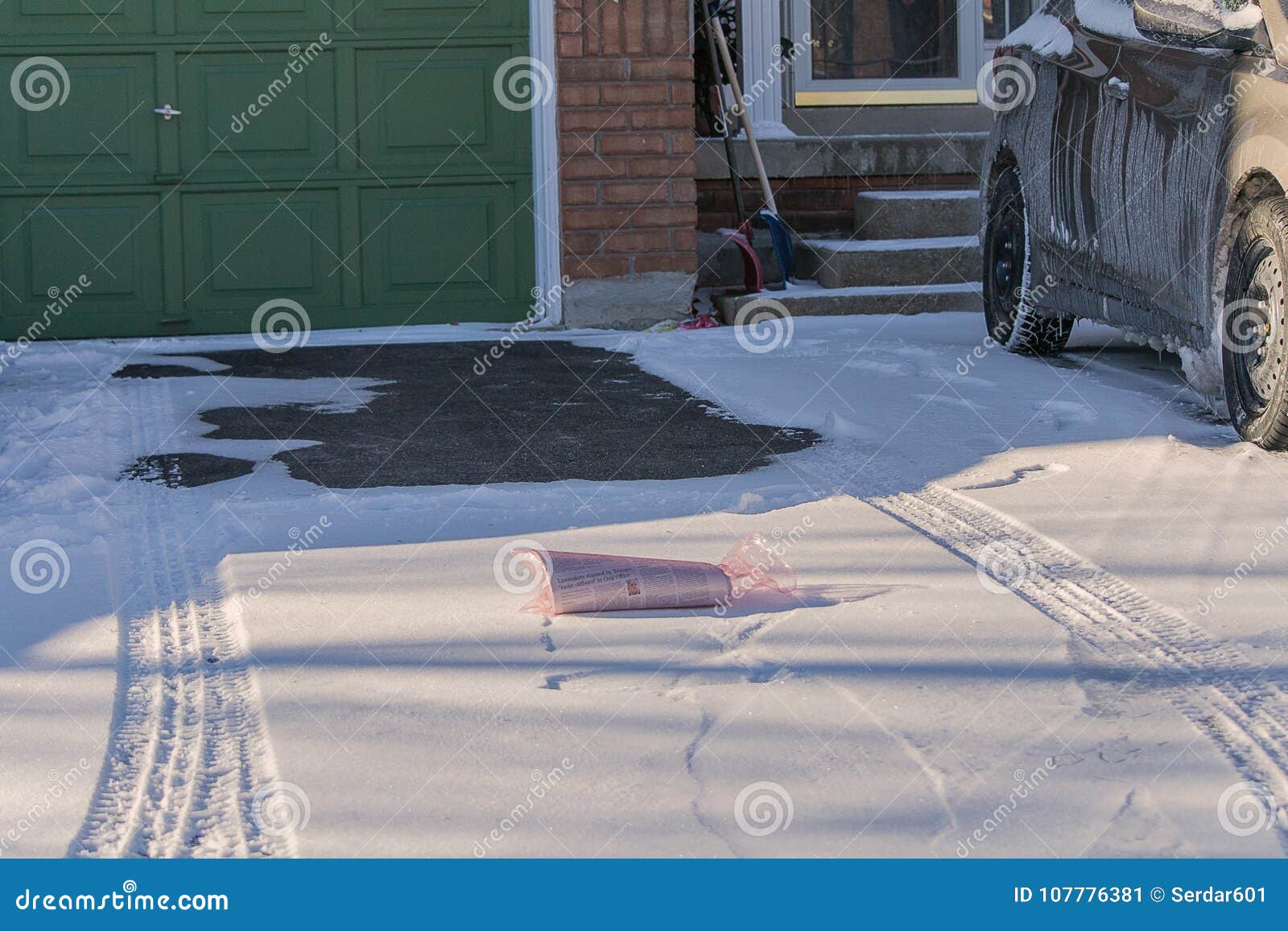 Newspaper Delivery editorial photo. Image of delivery 107776381