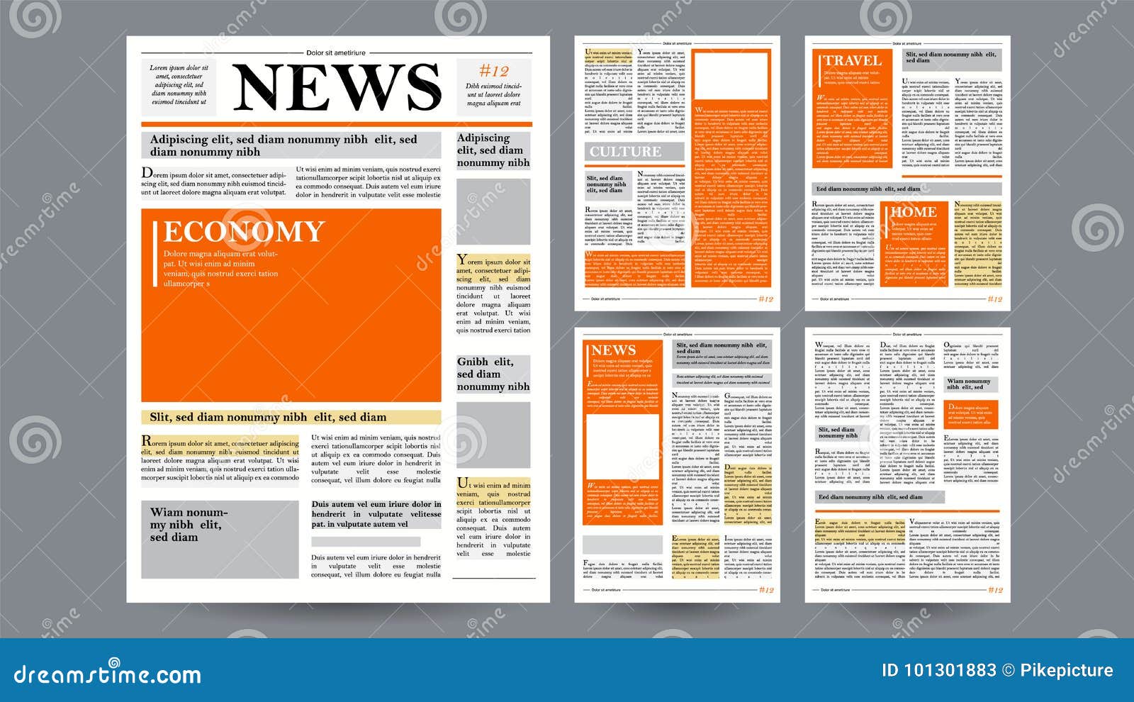 newspaper design template vector images articles business newspaper ad design templates