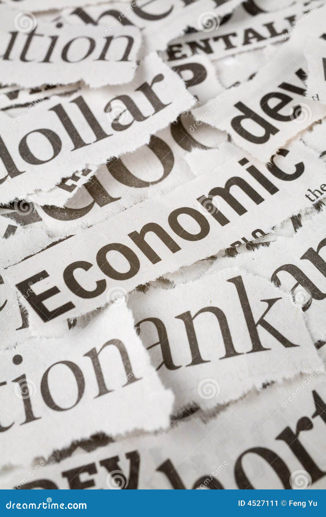 Newspaper Headlines Stock Image Image 4527111