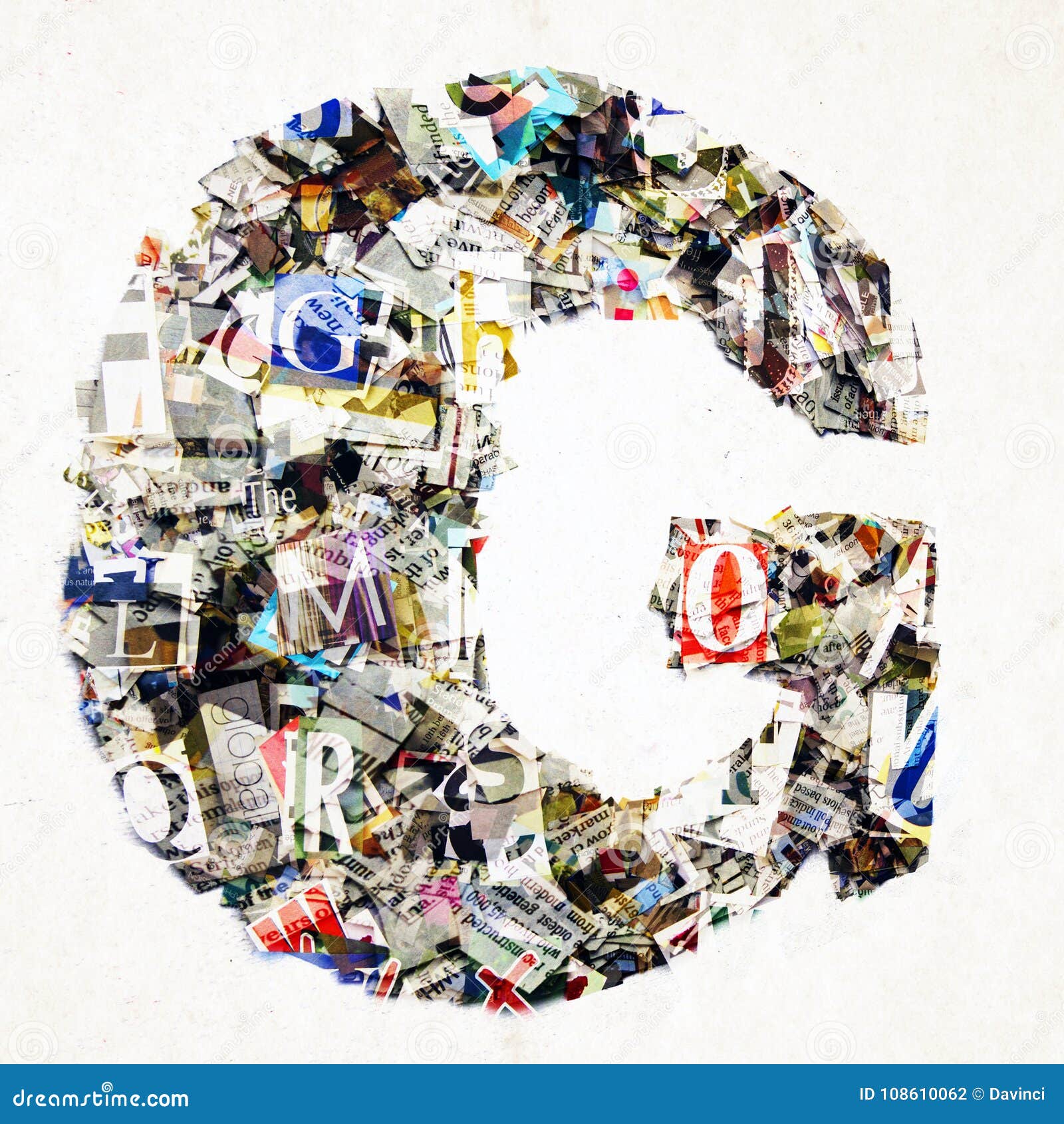 Newspaper letter G stock photo. Image of letter, diversity 108610062