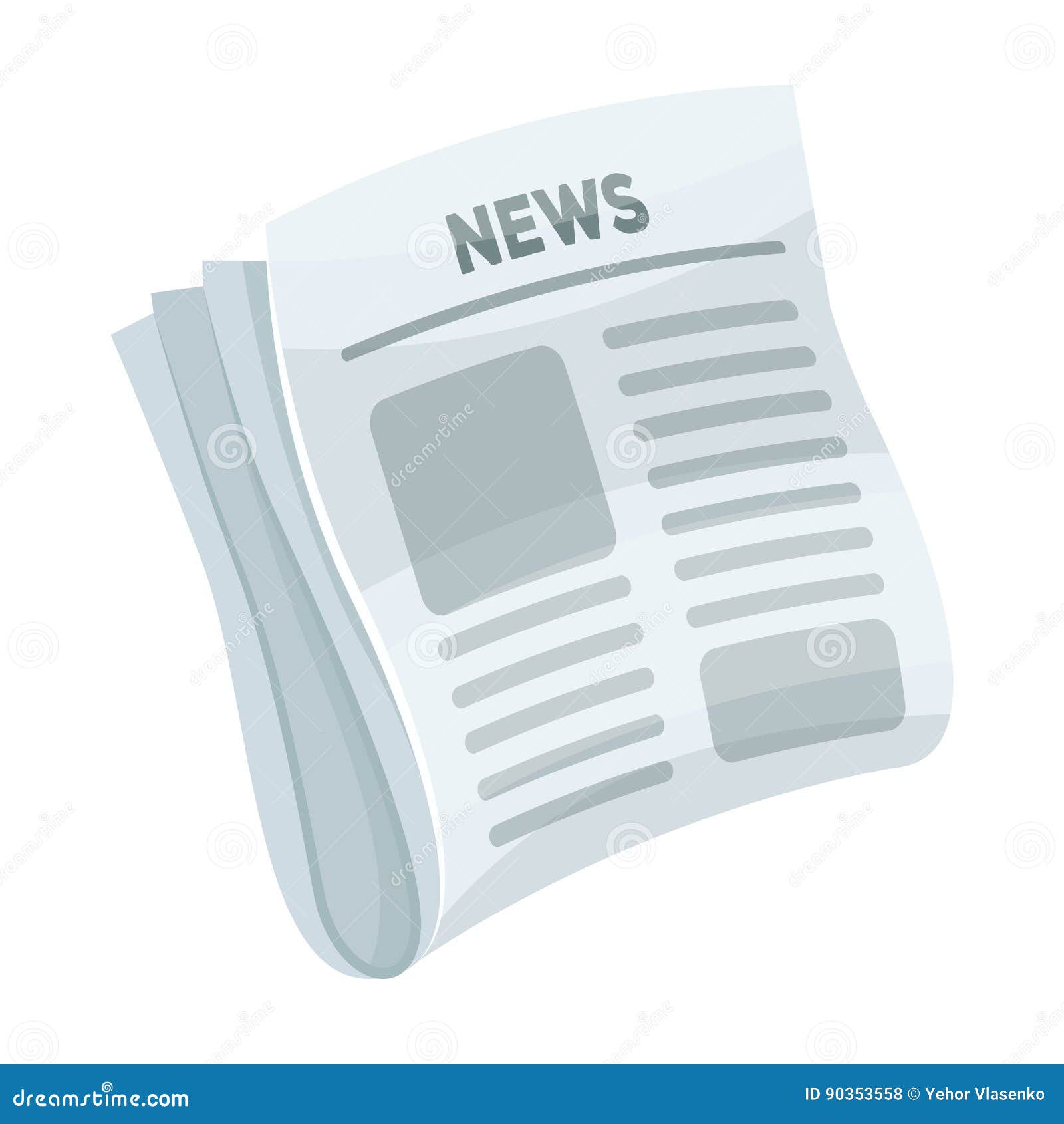 newspaper, news.paper, for the cover of a detective who is investigating the case.detective single icon in cartoon style