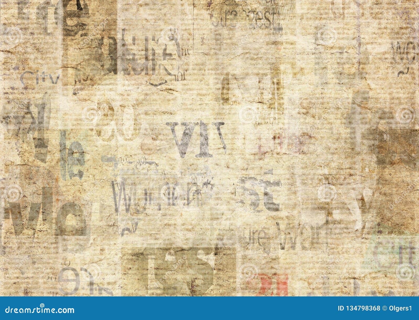 Newspaper With Old Grunge Vintage Unreadable Paper Texture Background Stock Photo Image Of Backdrop Journalist
