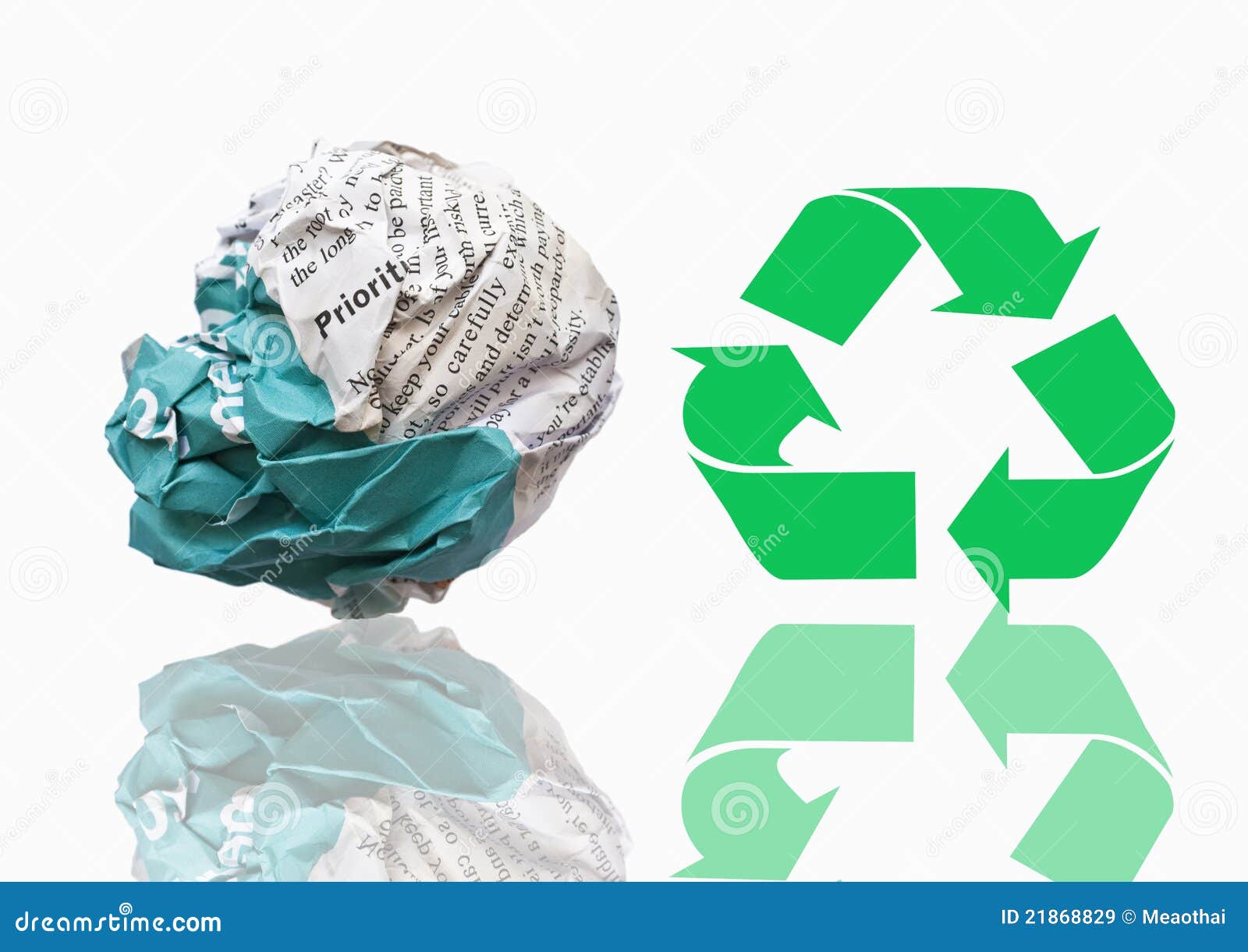 Newspaper for recycling stock image. Image of isolated 21868829