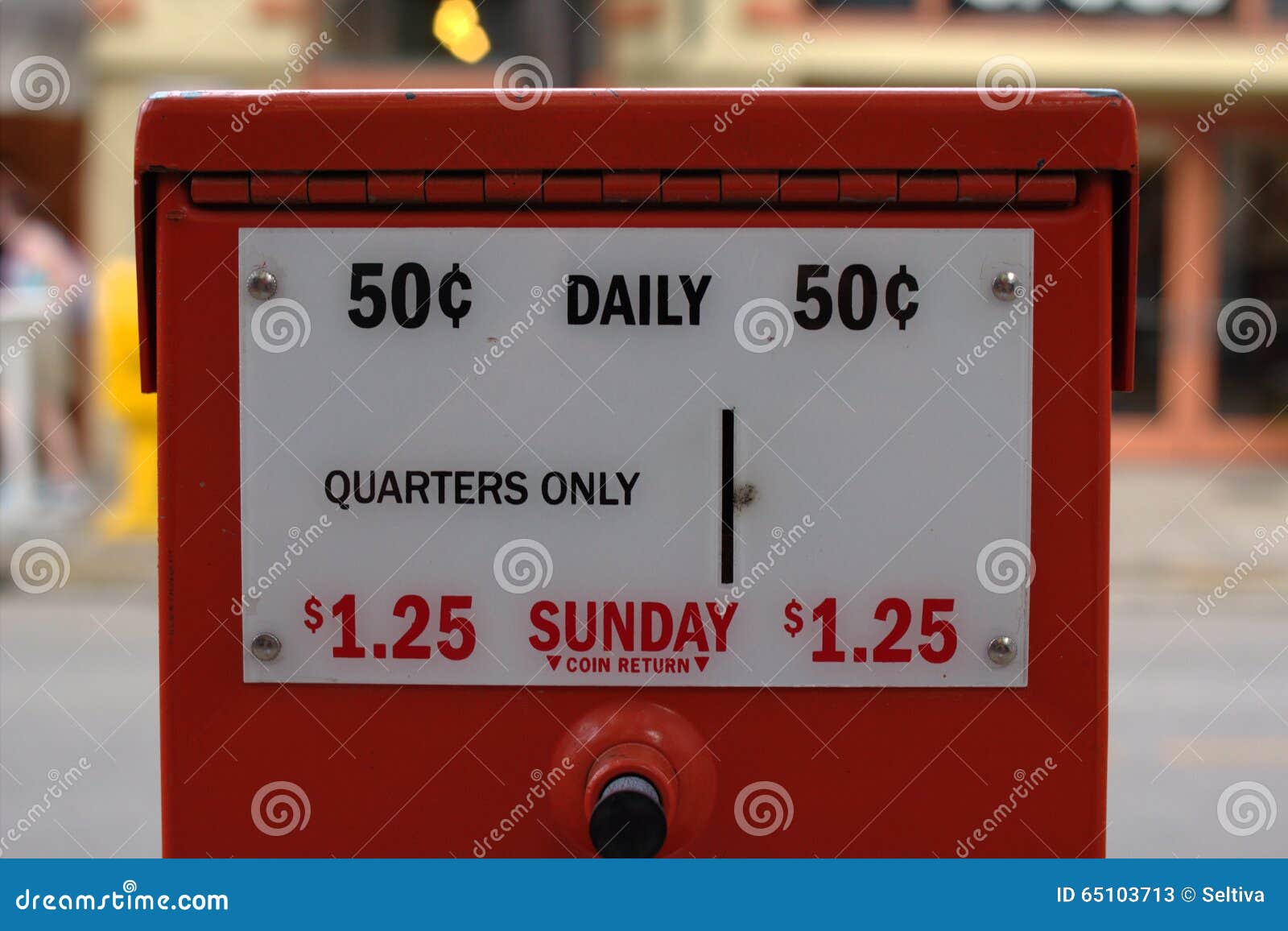 Newspaper vending machine stock image. Image of newspapers 65103713